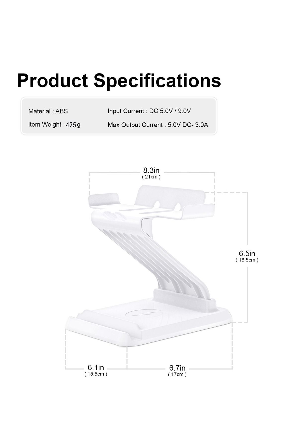 FlashHawk-VR Stand Display Holder with Wireless Charger for Oculus Quest2/Quest 3