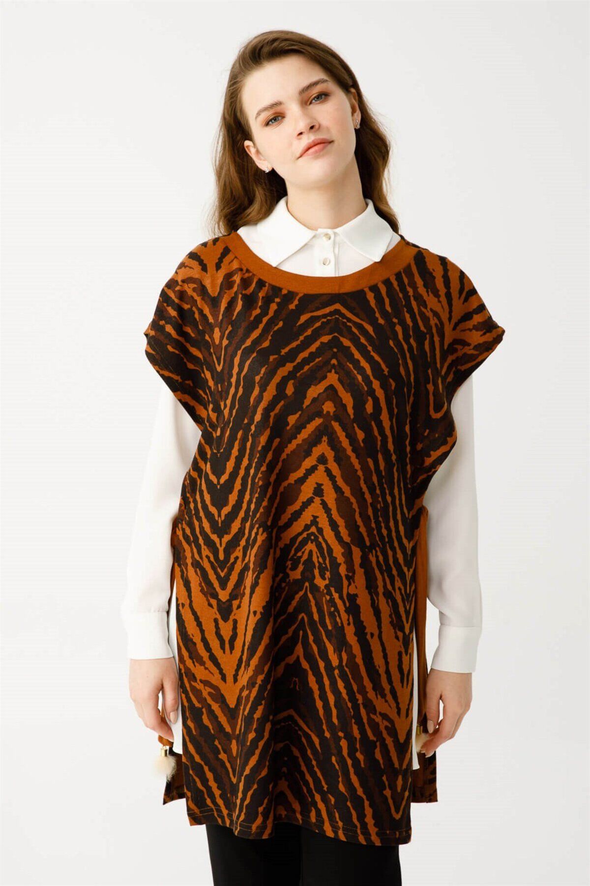 Esswaap-Tree Bark Printed Inside and Outside Set Tan 3