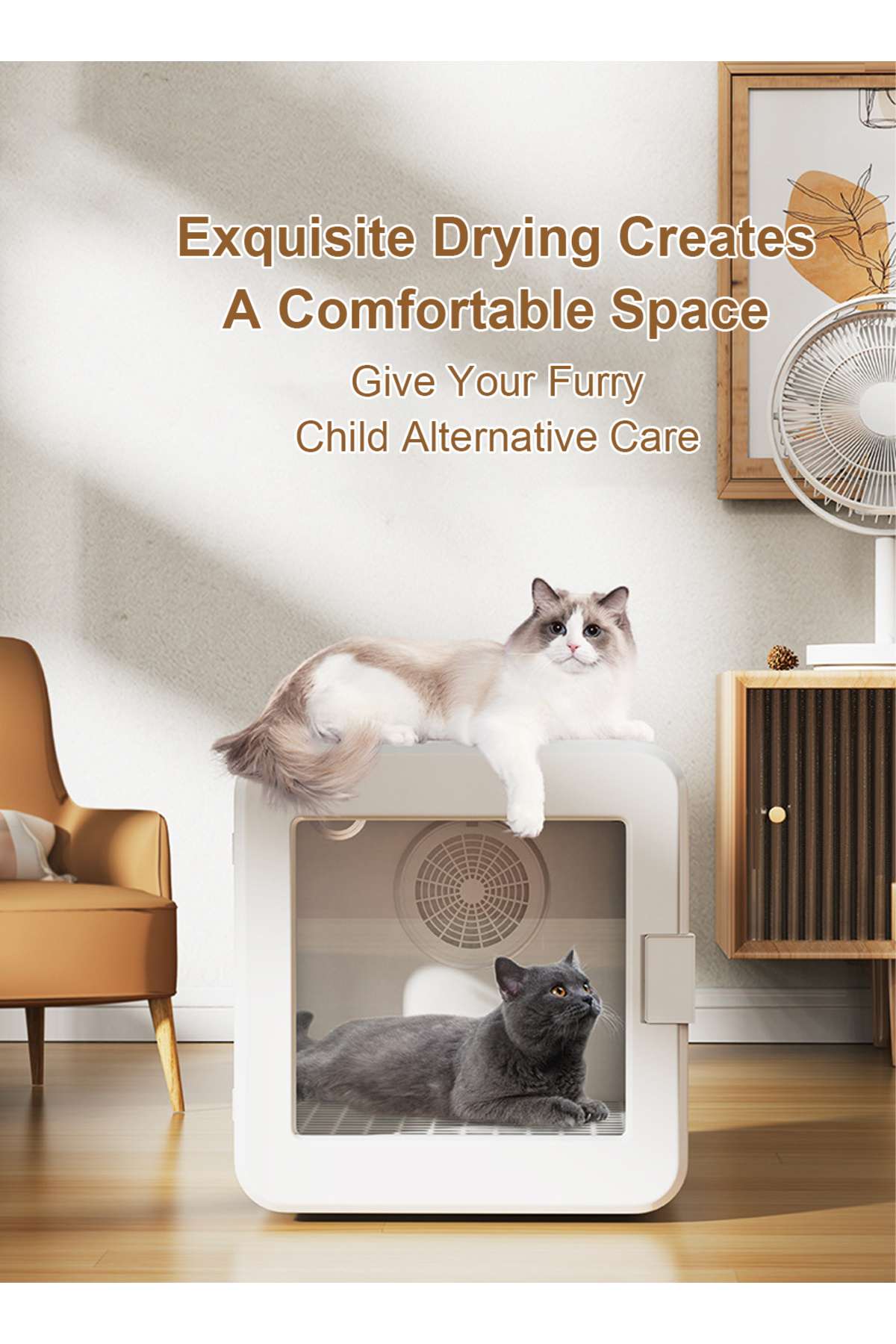 KidLe-Advanced Pet Drying Cabinet with Smart Temperature Control 4