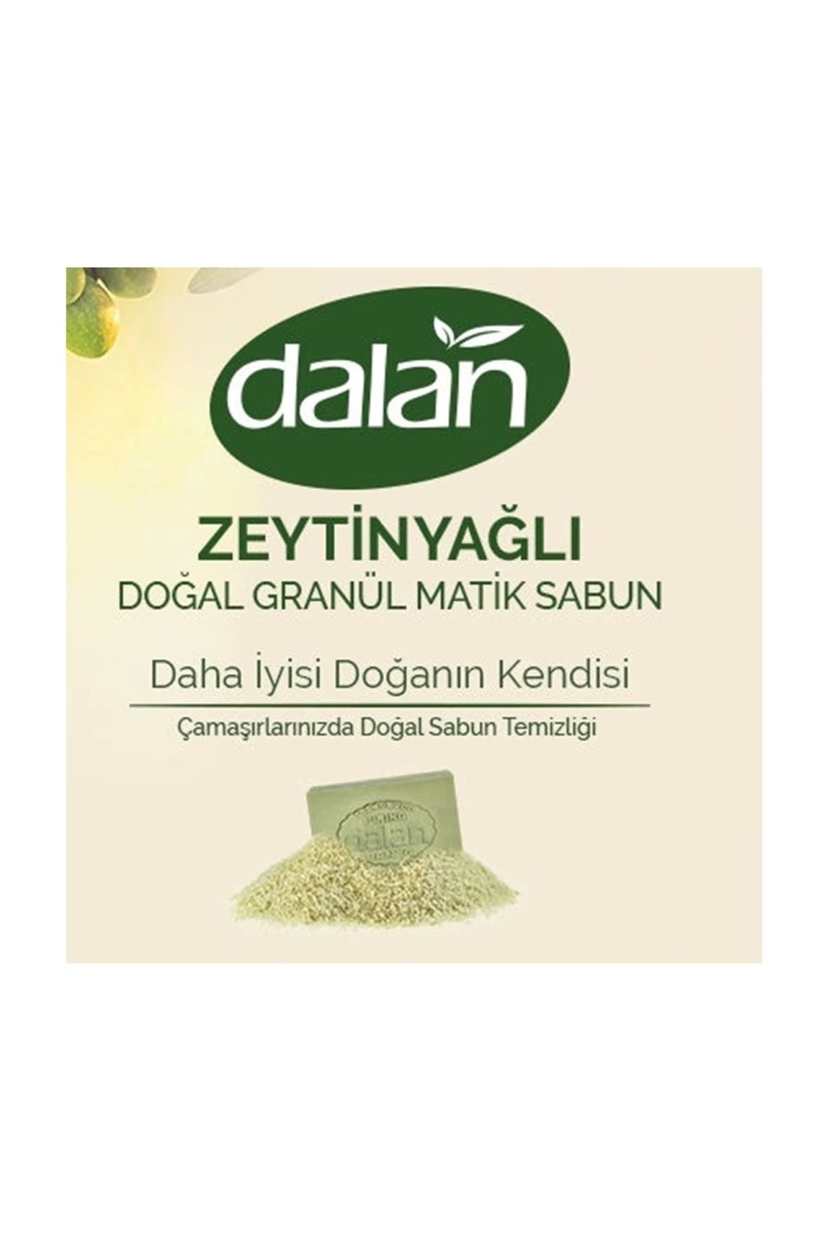 Zeytinyağlı Doğal Granül Matik Sabun Zeytin Mucizesi 1000 gr