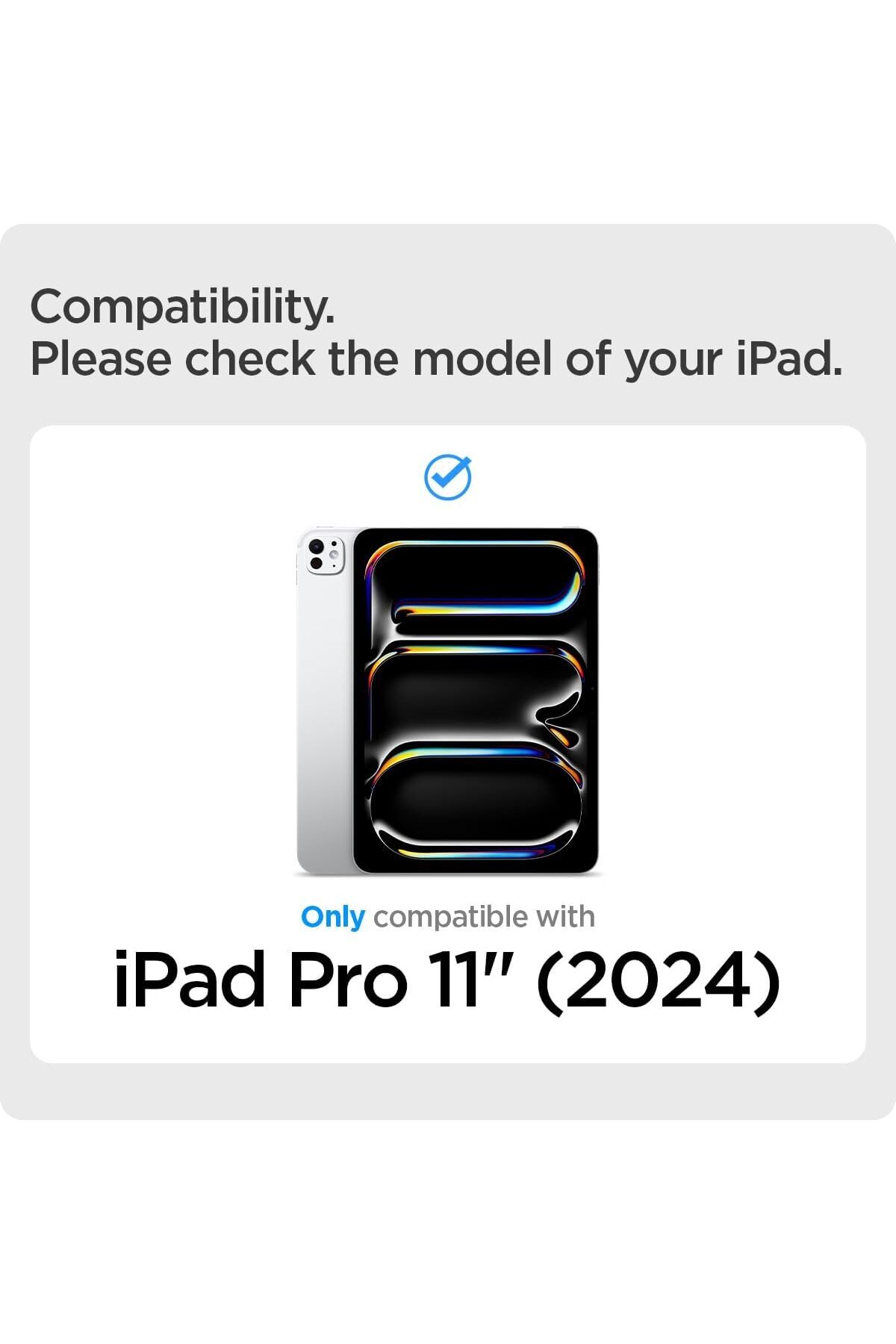 Spigen-جراب Spigen Air Skin Folio OneTap لجهاز iPad Pro 11 بوصة (2024) M4 - رمادي 2