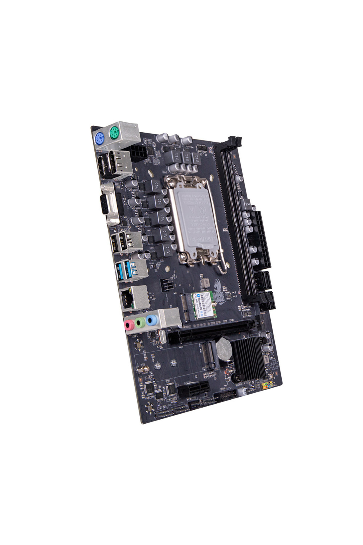 DRAGOS-Pro H610M-E M.2 Sata Wi-Fi+Bt Ddr4 3200Mhz USB 3.2 HDMI Dp Vga Audio G.Lan 1700P Motherboard 3