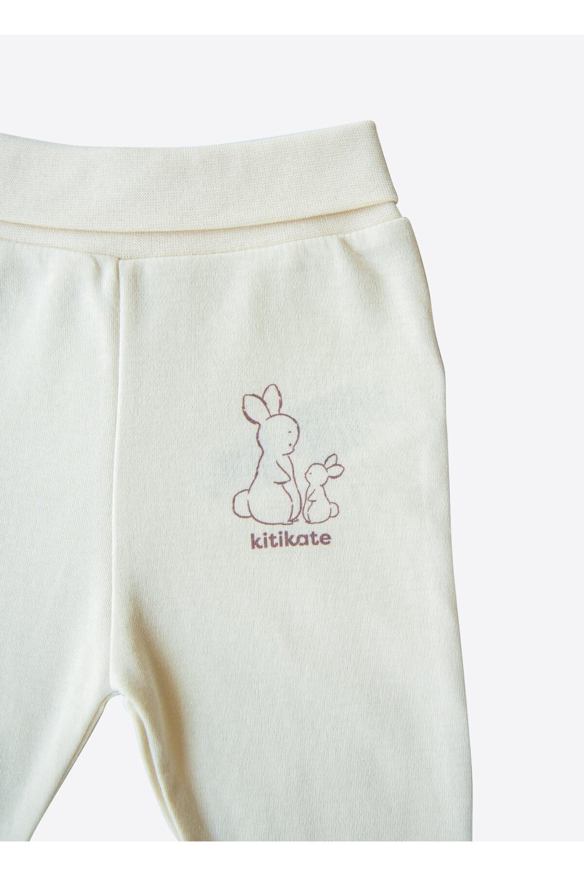 kitikate Organik New Basic Patiksiz Pantolon Natural fotoğrafı 2 (önizleme)