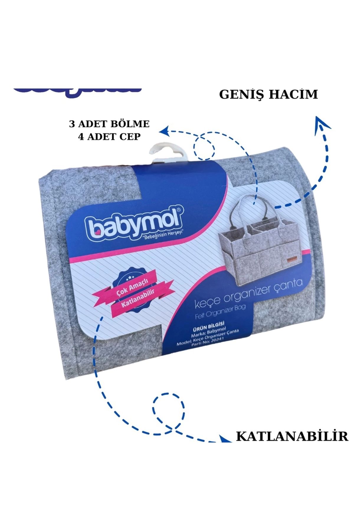 Babymol Keçe Organizer