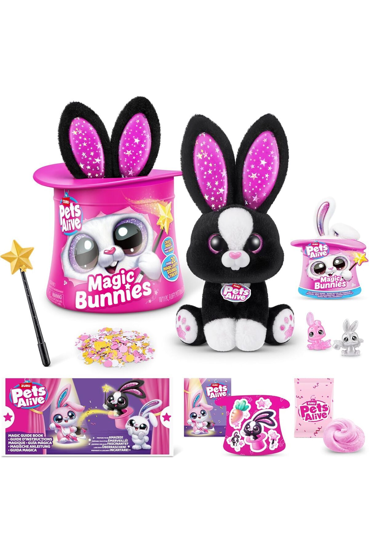 Cici Oyuncak Magic Bunnies Sootie by ZURU Pets Alive Electronic