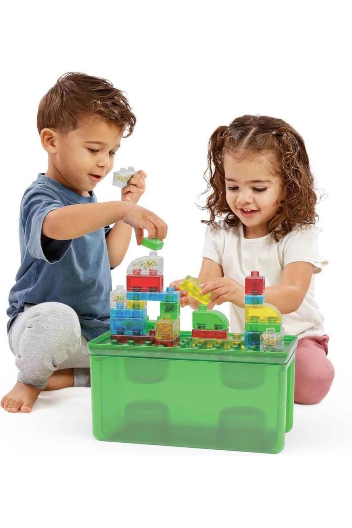 Goliath-Fırsat Byr 2in1 Jelly Blox Block Set with Storage Box 30 Pieces New 3