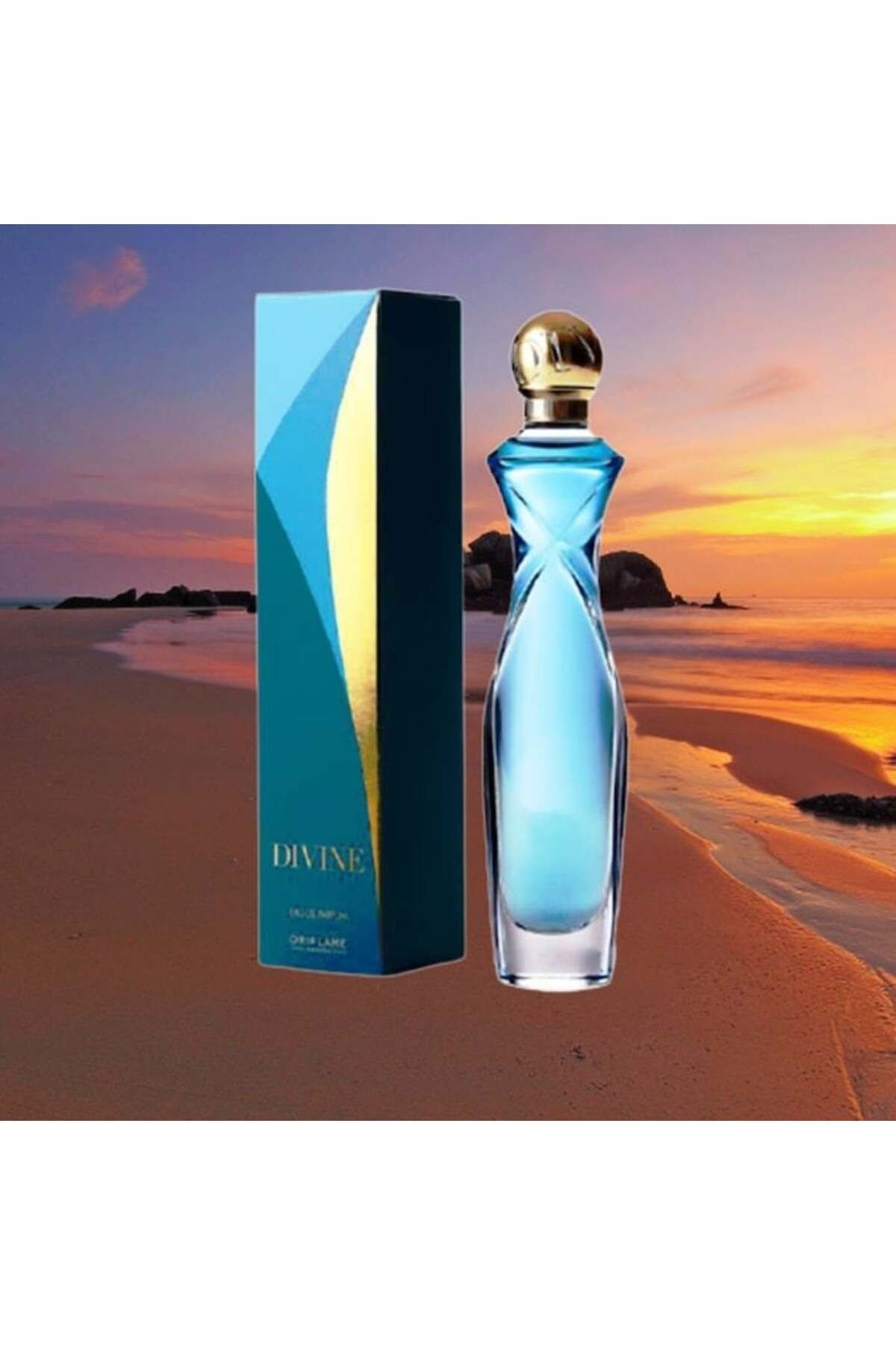 Oriflame-Complete set for Her, Divine women's perfume, accompanied by the Dactylion badge with a motivational message 6