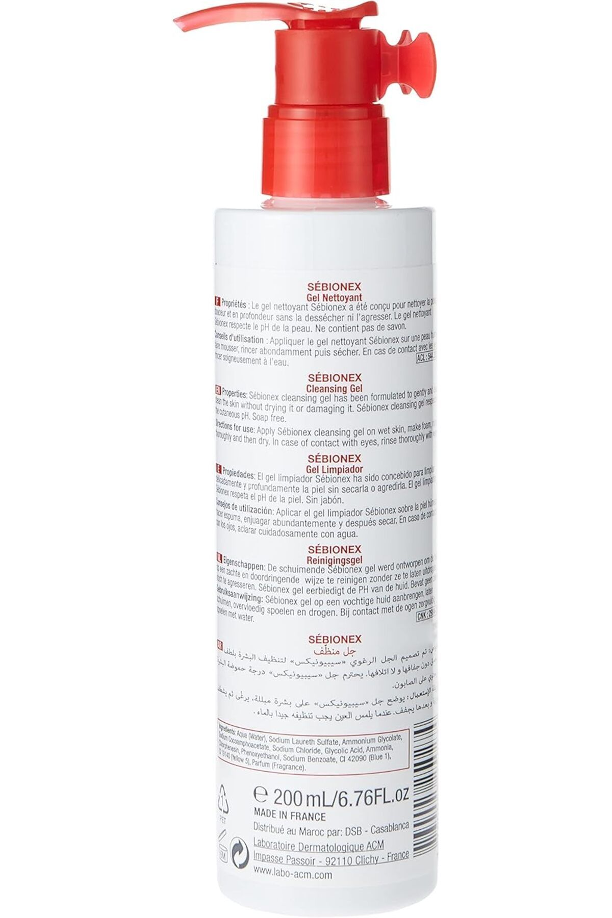 ACM-ACM Sebionex Cleaning Gel 200 ml - Packaging may vary, Pack of 1 3