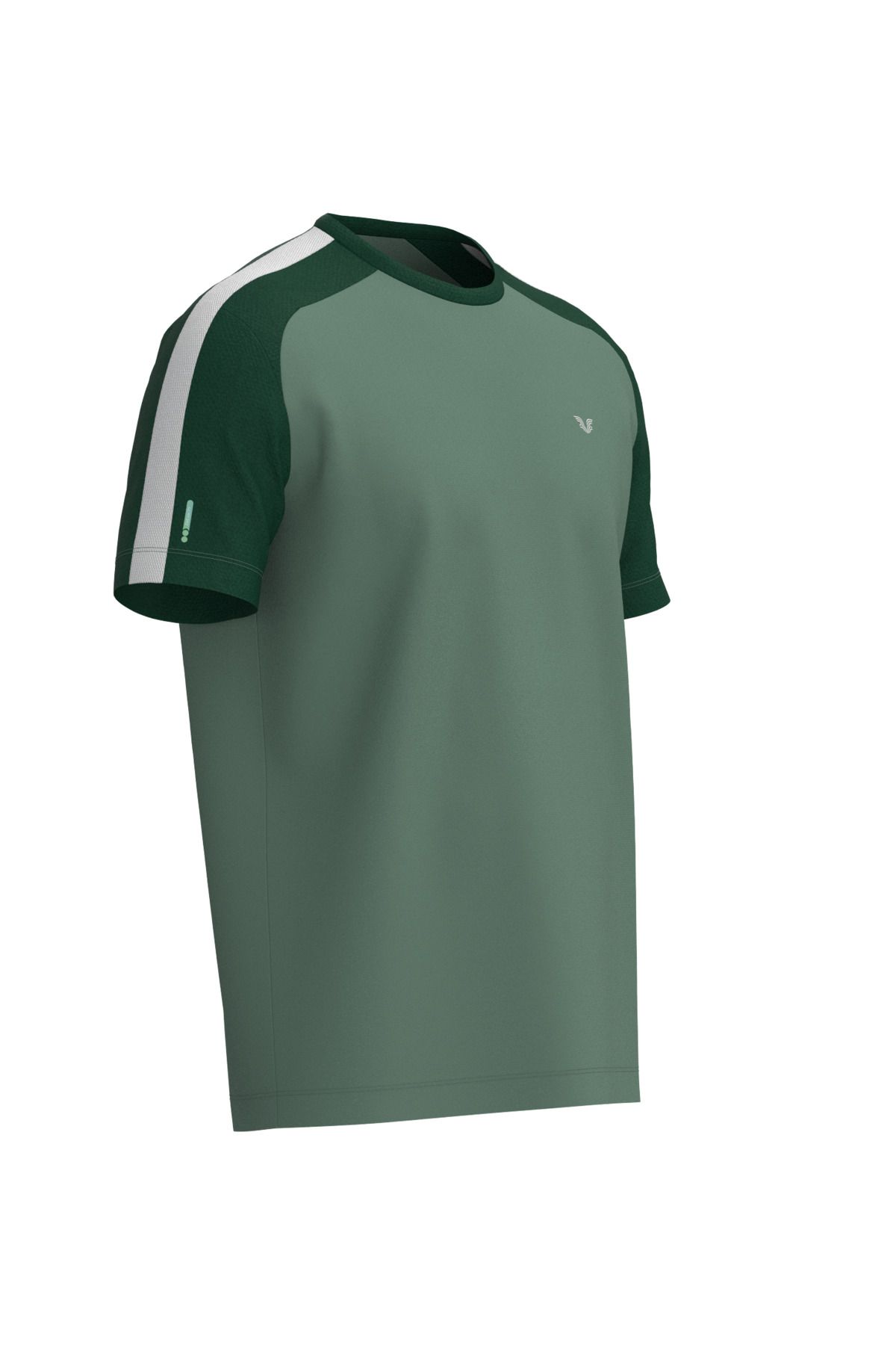 bilcee-Tricou sport activ verde pentru bărbați 4179 7
