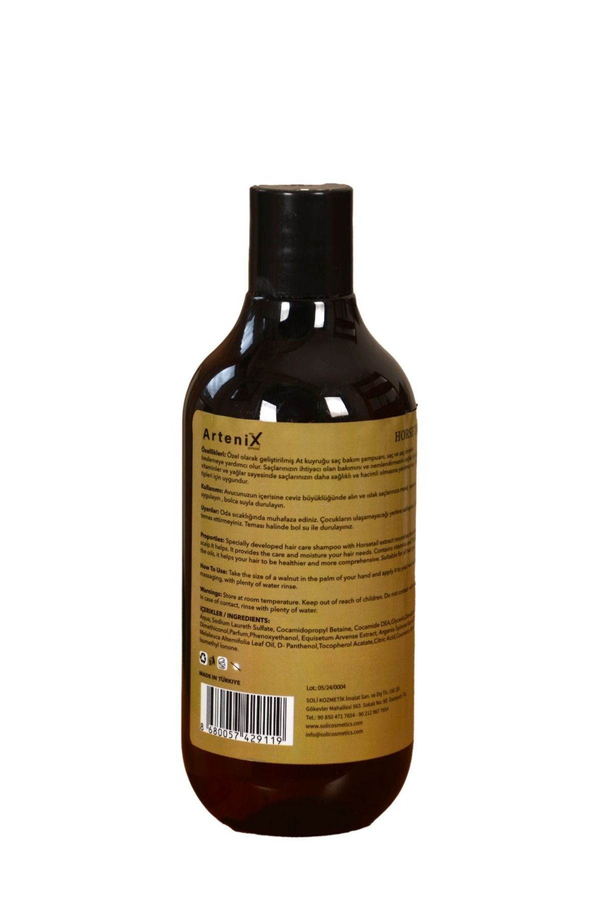 Artenix-Ponytail and Tea Tree Extract Shampoo 2