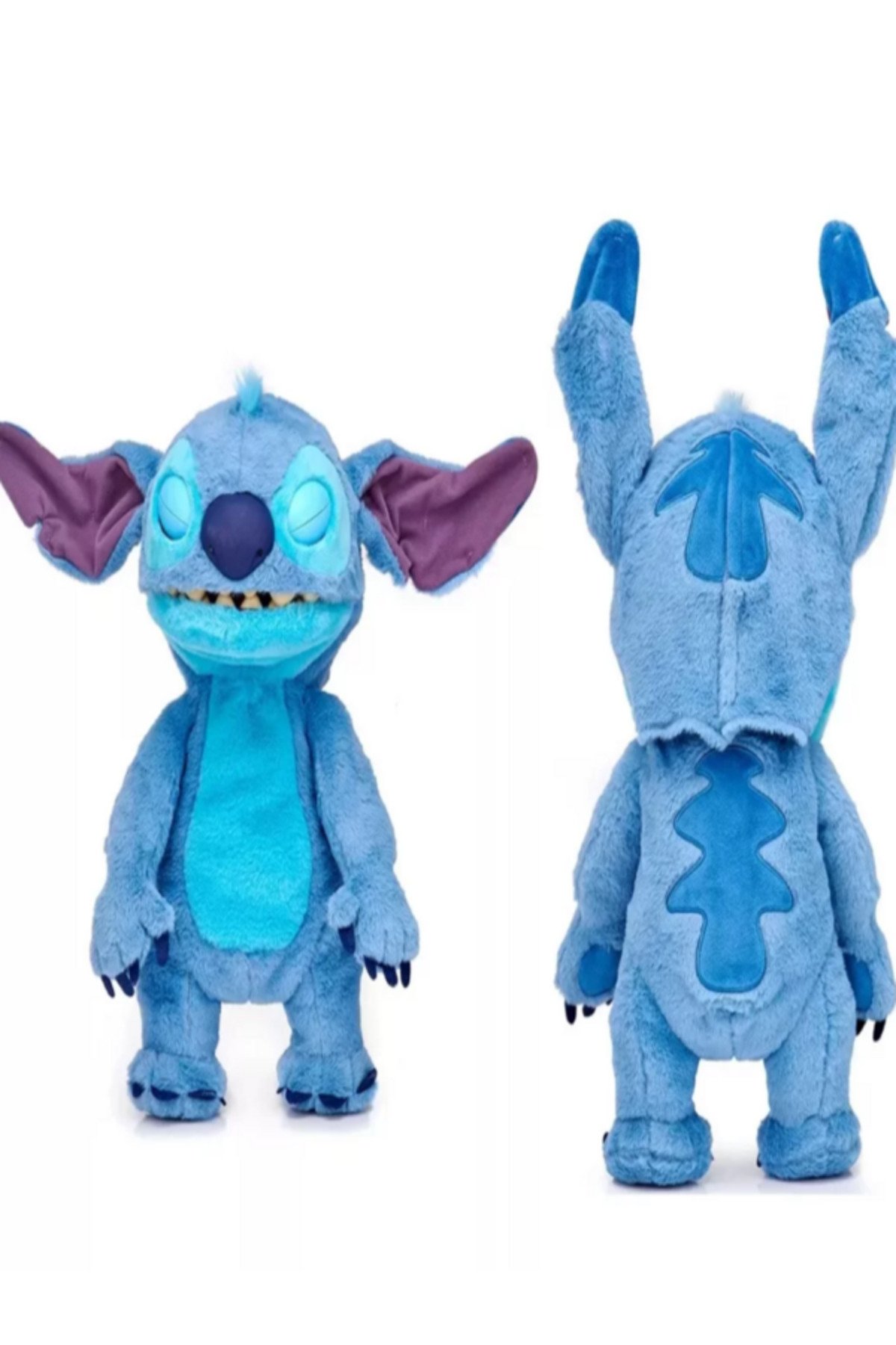 عروسک ۴۶ سانتی‌متری الکترونیکی متحرک آبی واقع‌گرایانه