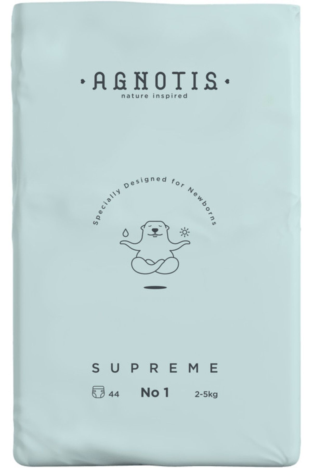OEM Scutece Hipoalergenice Supreme Agnotis, Marimea Nr.1, 2-5 Kg, 44 Bucati - Mărime unică