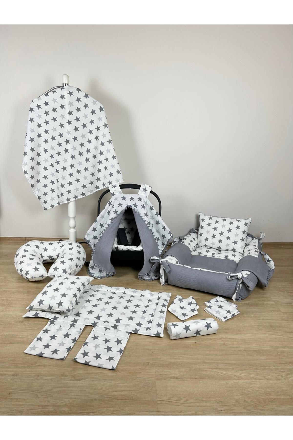 Aras Collection Bebe Muslin 14 Parçalık Bebek Seti – Doğal, Yumuşak ve Konforlu!
