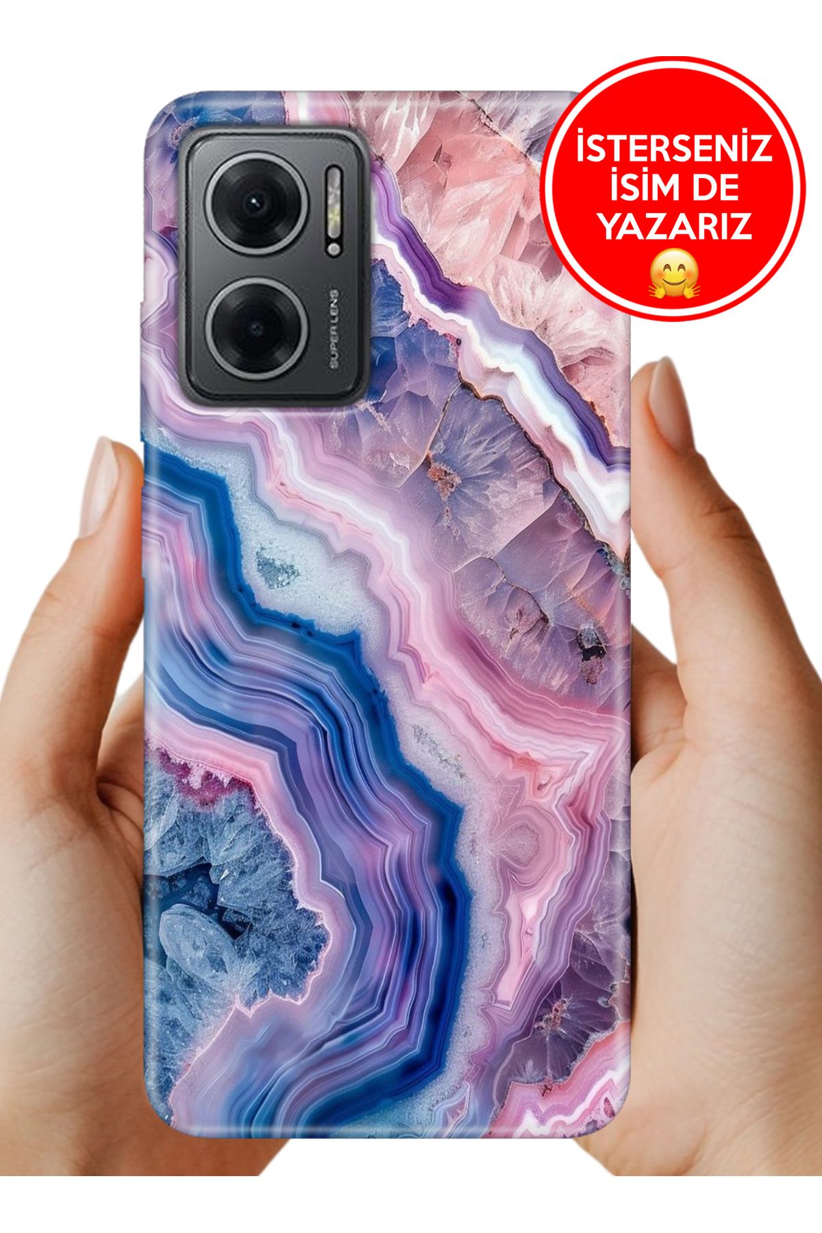 Cekuonline Redmi Note 11E Kılıf Flues Ametist