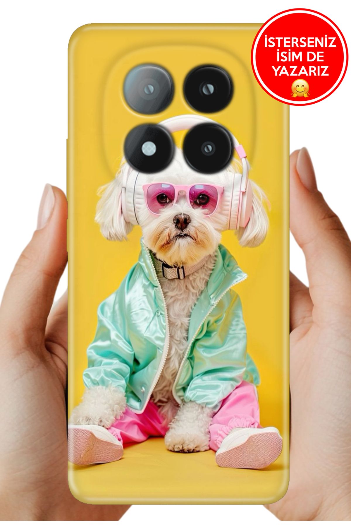 Cekuonline Redmi Note 14 Pro+ Plus Kılıf Tam Rubber Esnek Silikon Full Koruma Tarz Kaniş