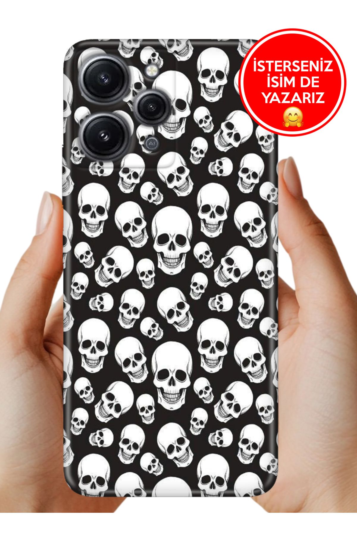 Cekuonline Xiaomi Redmi 12 Kılıf FullCover Resimli Desenli Silikon Cod316
