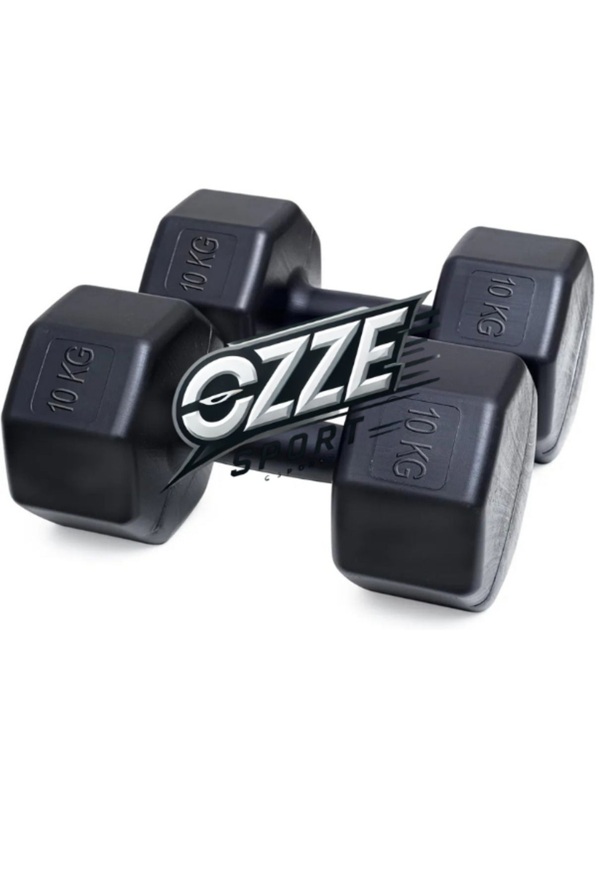 ozzyes Profesyonel Dambıl Seti | 2 X 10 Kg (TOPLAM 20 KG) Ağırlık Seti | Tutma Saplı Dumbbell Set Oze-053