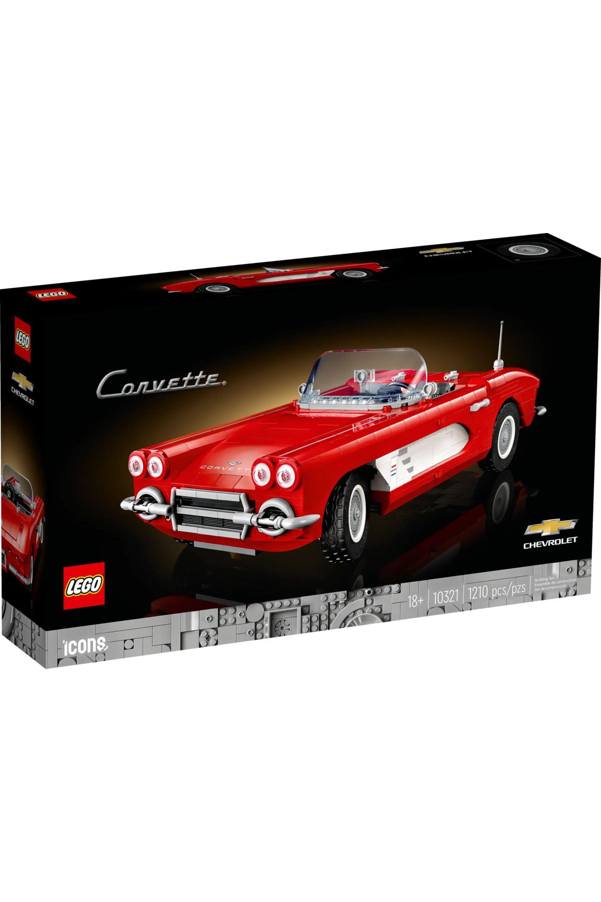 LEGO-Chevrolet Corvette 1961 Collectible 10321 2