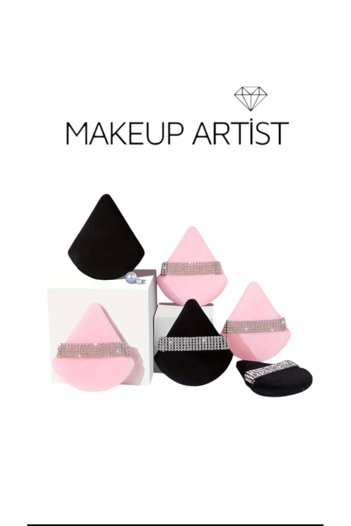 Glow Shine Powder Puff (BLACK)