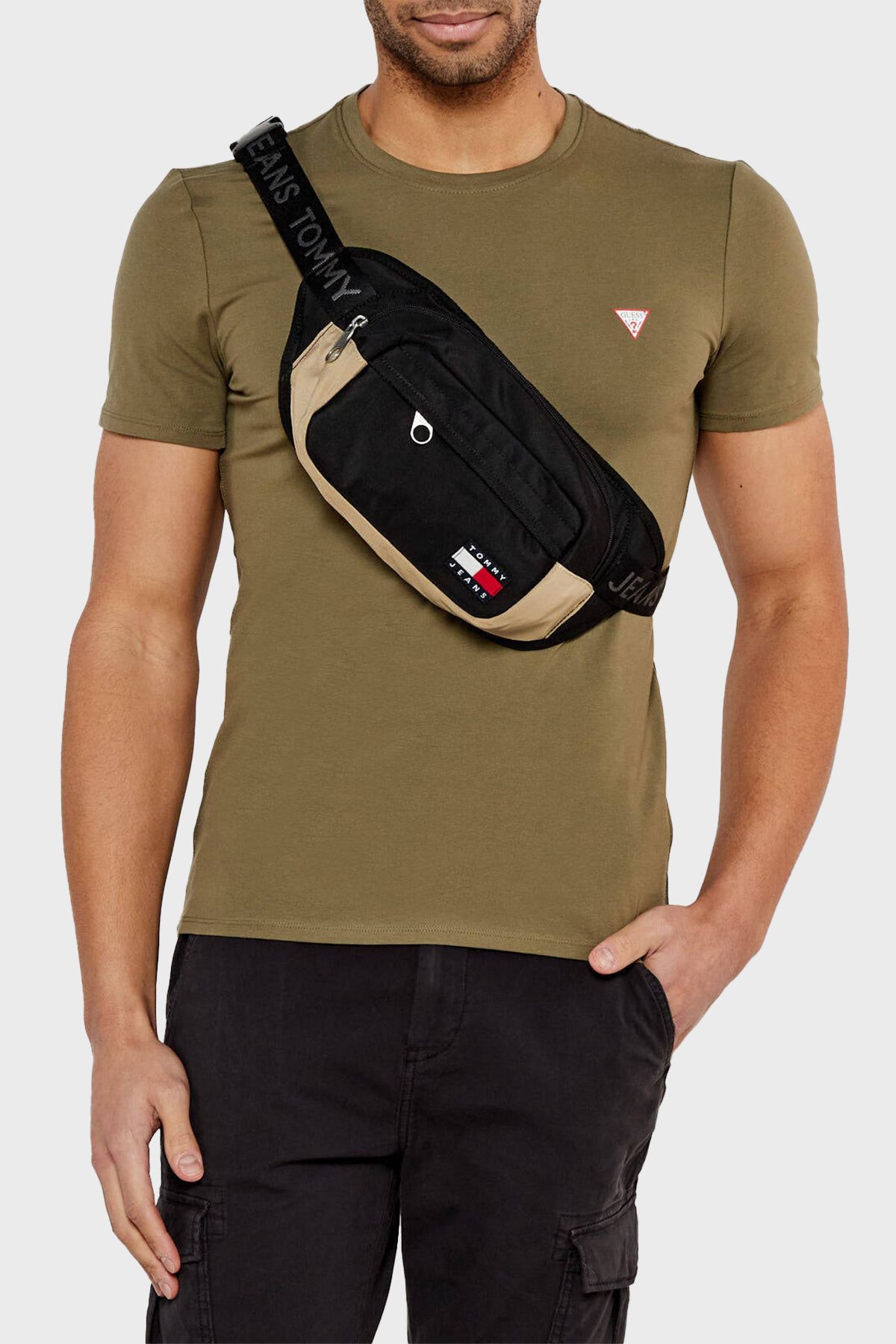 Tommy Jeans-Color Block Adjustable Strap Waist Bag Men Am0Am13267 2