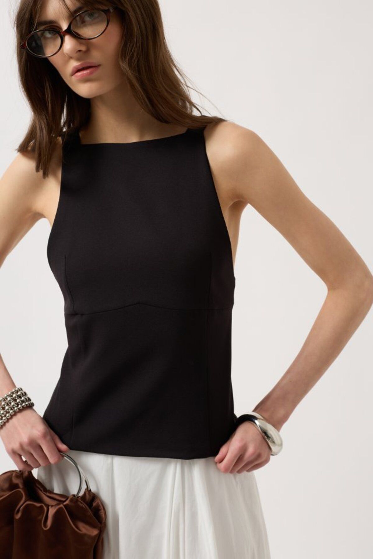 velmorafashion Sırt Kurdele Detay Bluz