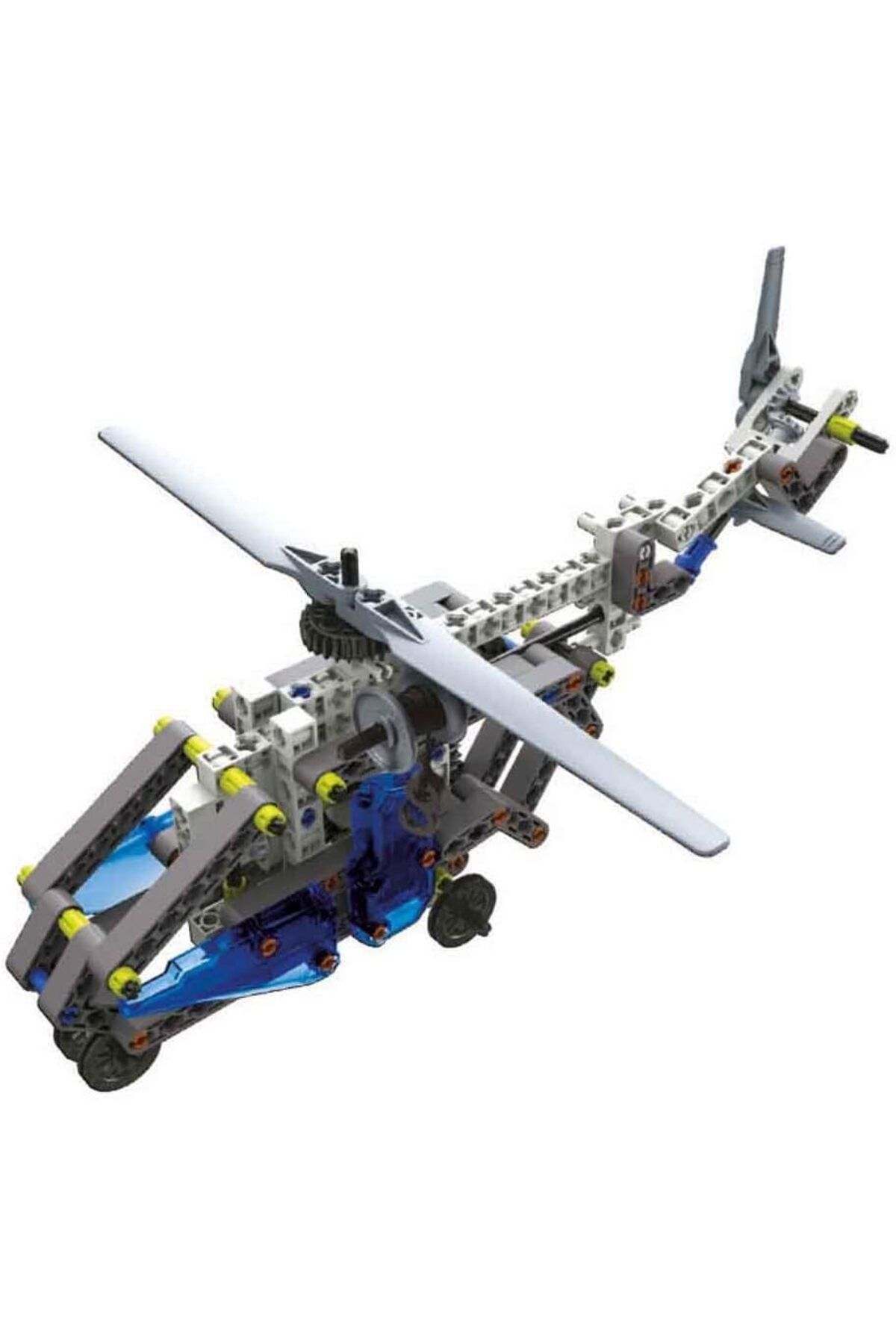 Generic-Clementoni Science & Play (Mechanics Lab)- Aeroplanes & Helicopters Building Set- Build 10 Different 4