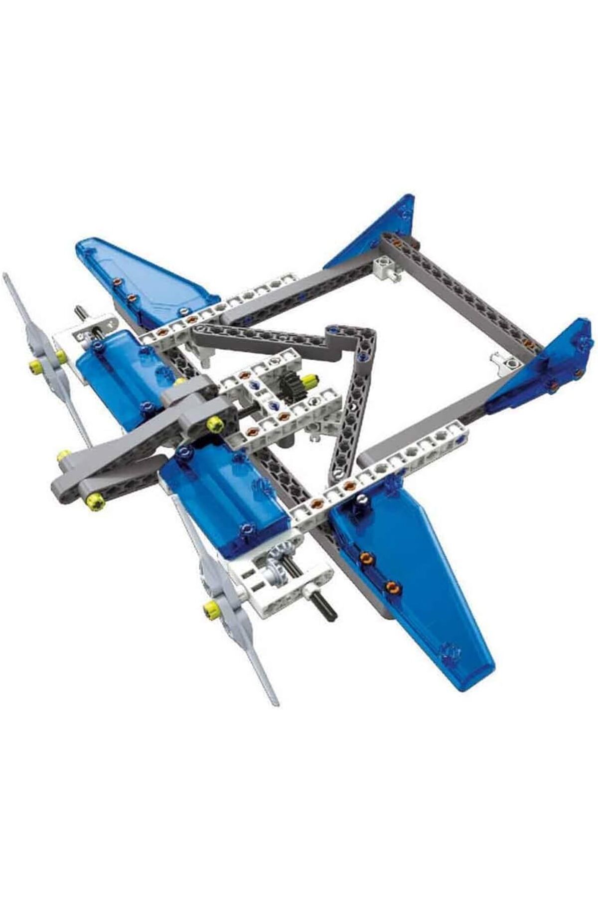 Generic-Clementoni Science & Play (Mechanics Lab)- Aeroplanes & Helicopters Building Set- Build 10 Different 3