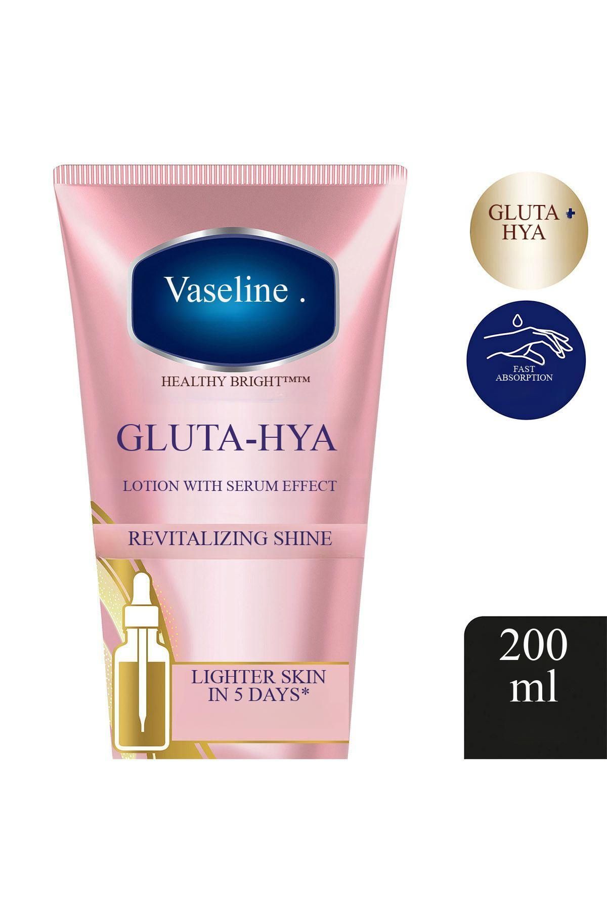 Vaseline-Gluta Hya 200 ml Serum - Revitalizing Shine Effect 9