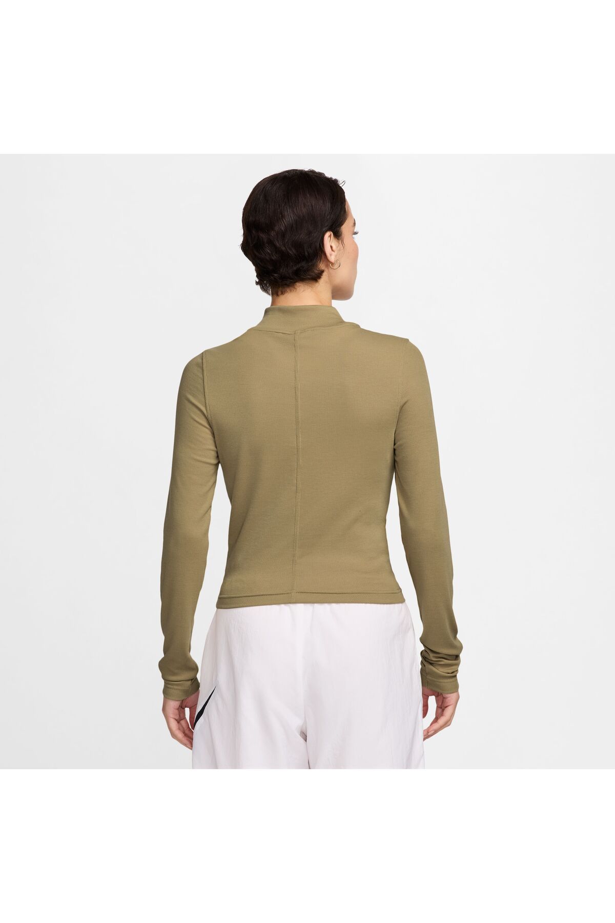 Nike-W Nsw Essntl Rib Mock Ls Top 5