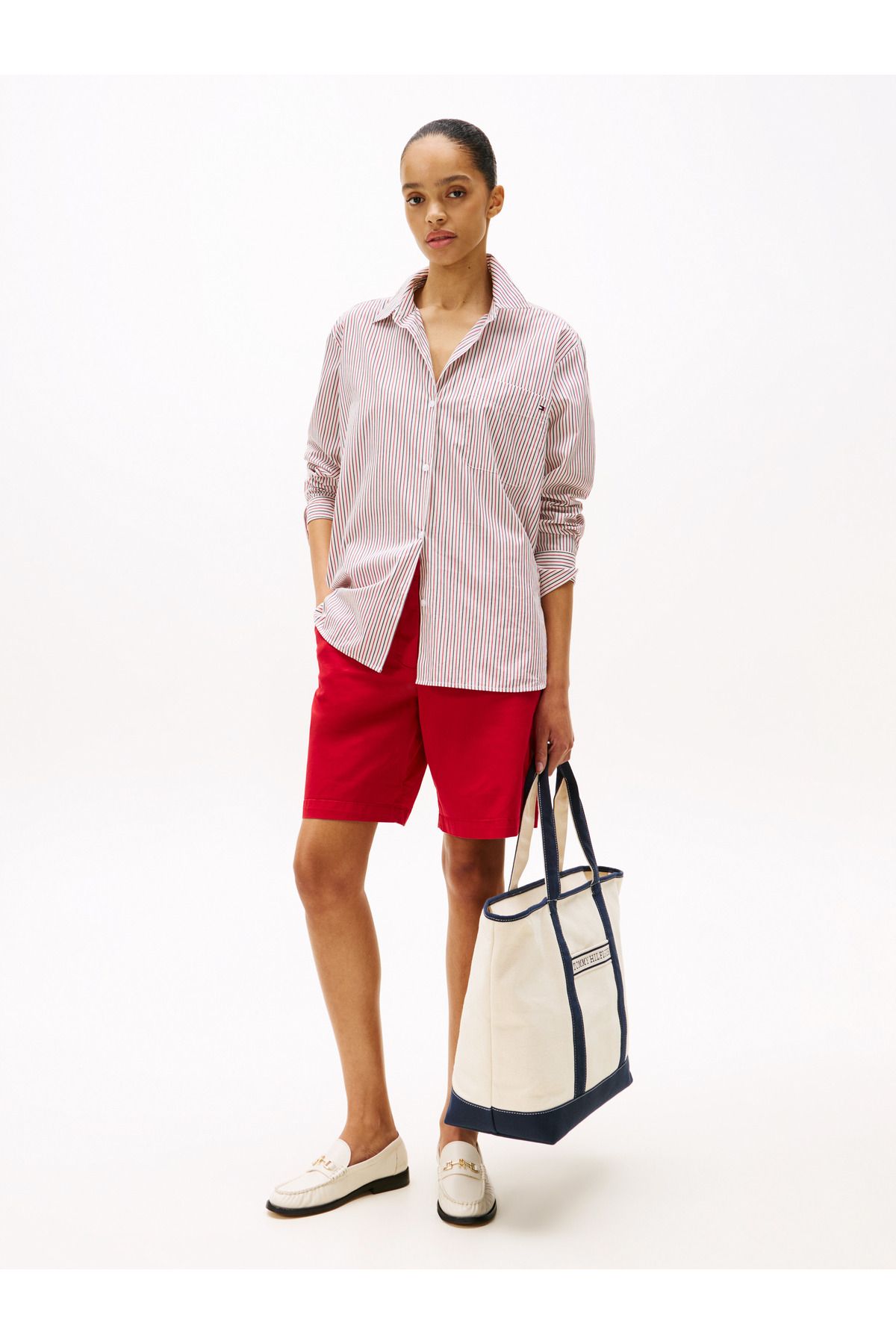 Tommy Hilfiger-Th Summer Canvas Tote - Fashionable and Practical 4