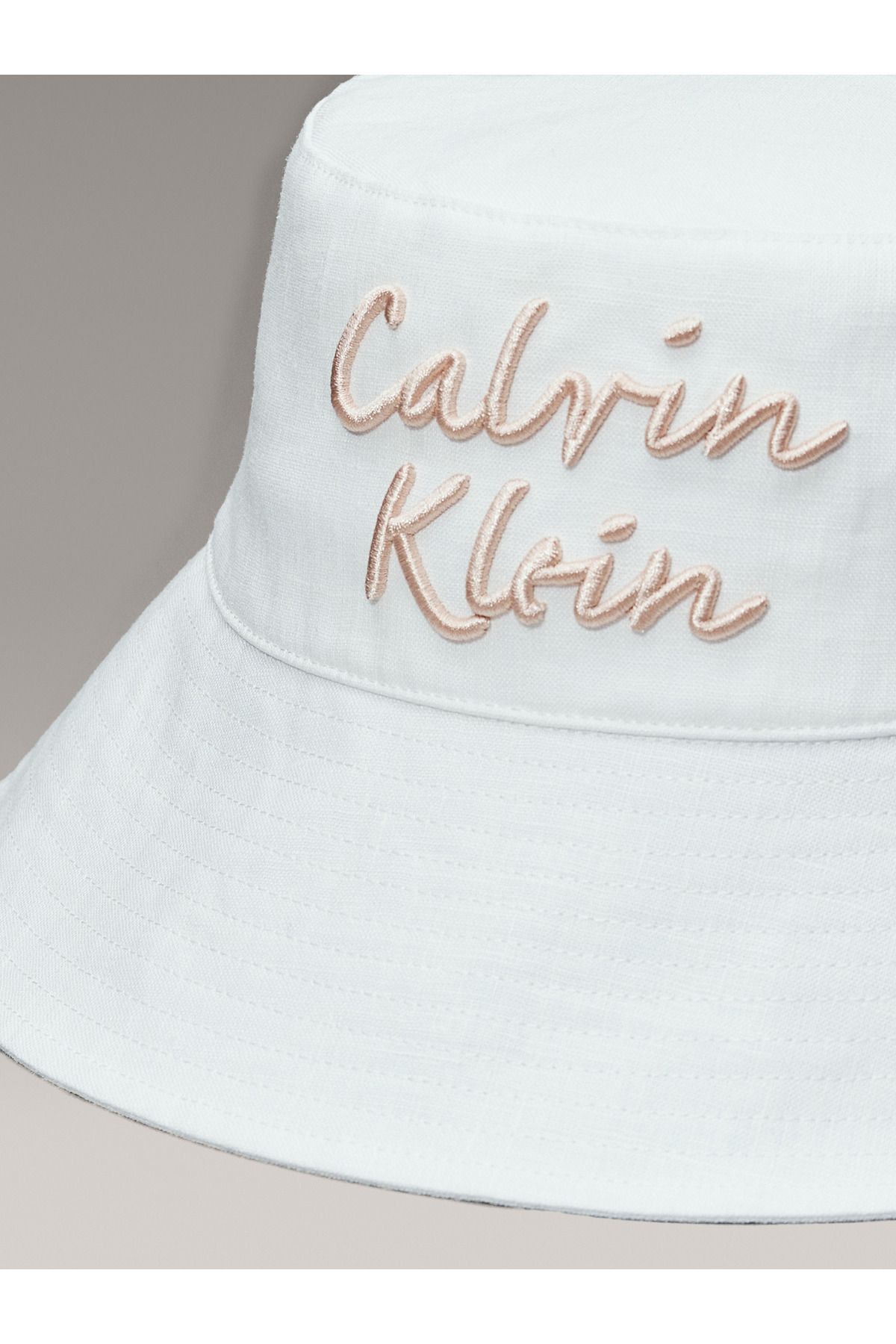 Calvin Klein-Kapelusz z logo Script Bucket 3