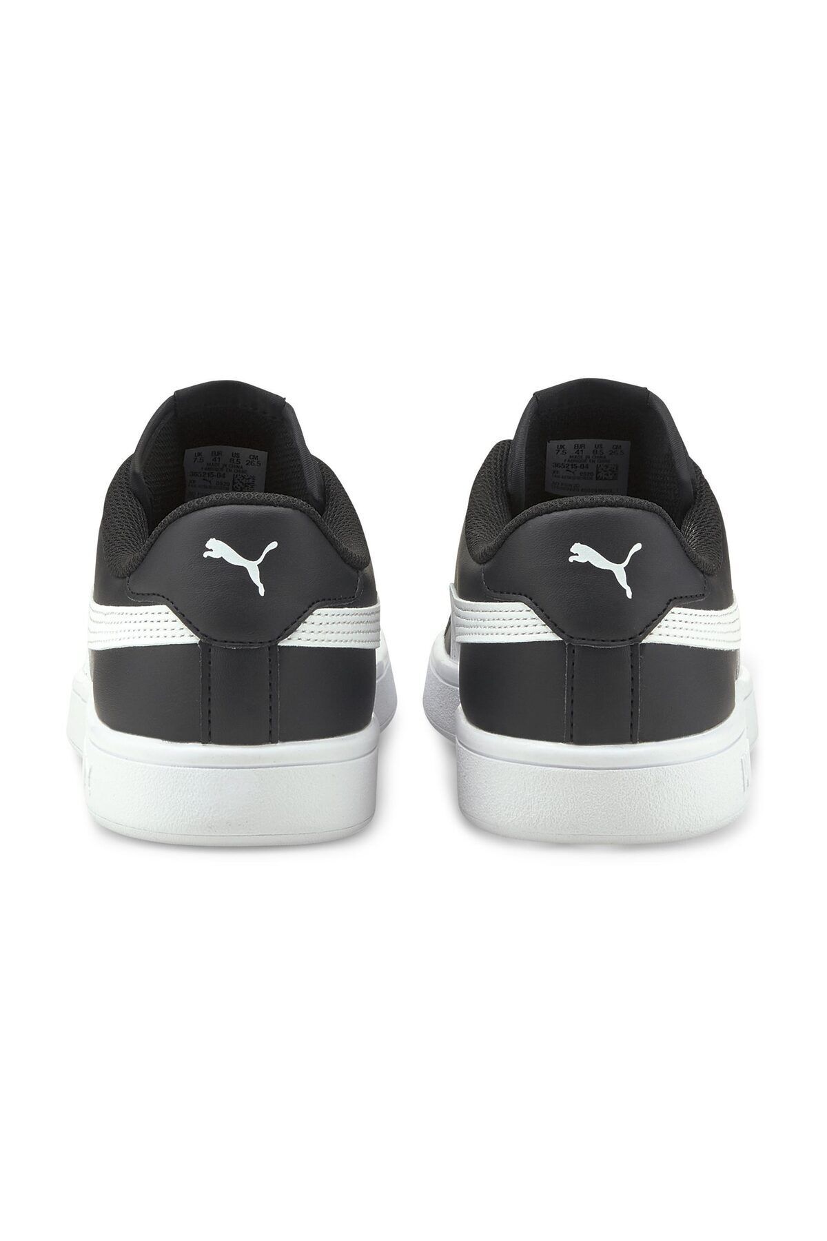 Puma-SMASH V2 L Schwarz WEISS Unisex Leder Sneaker100323982 2