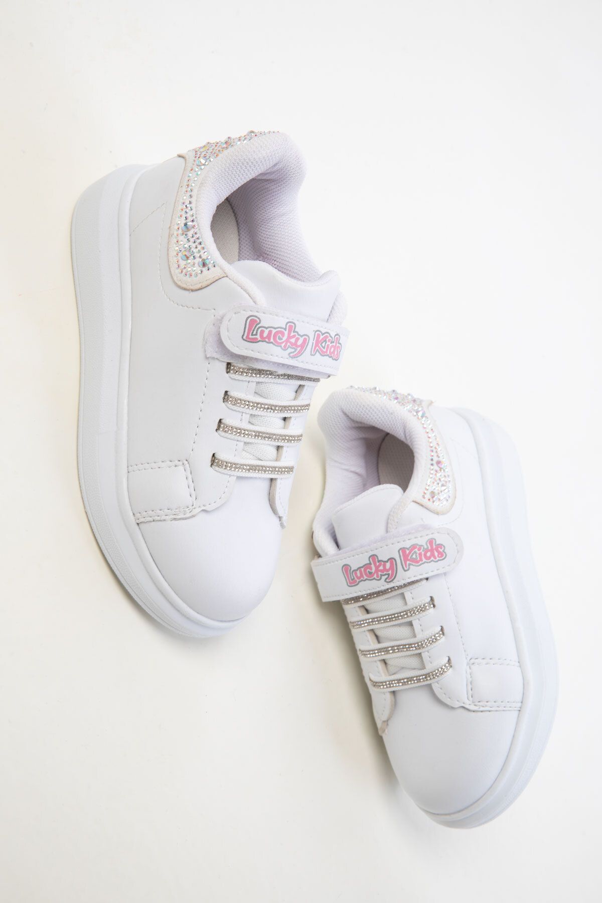 SOHO Białe Unisexowe Dziecięce Trampki Unisex - 34