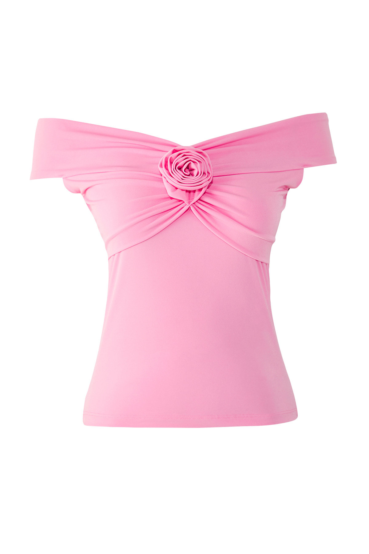 Trendyol Collection-Pink Rose részletesen illeszkedő blúz 5