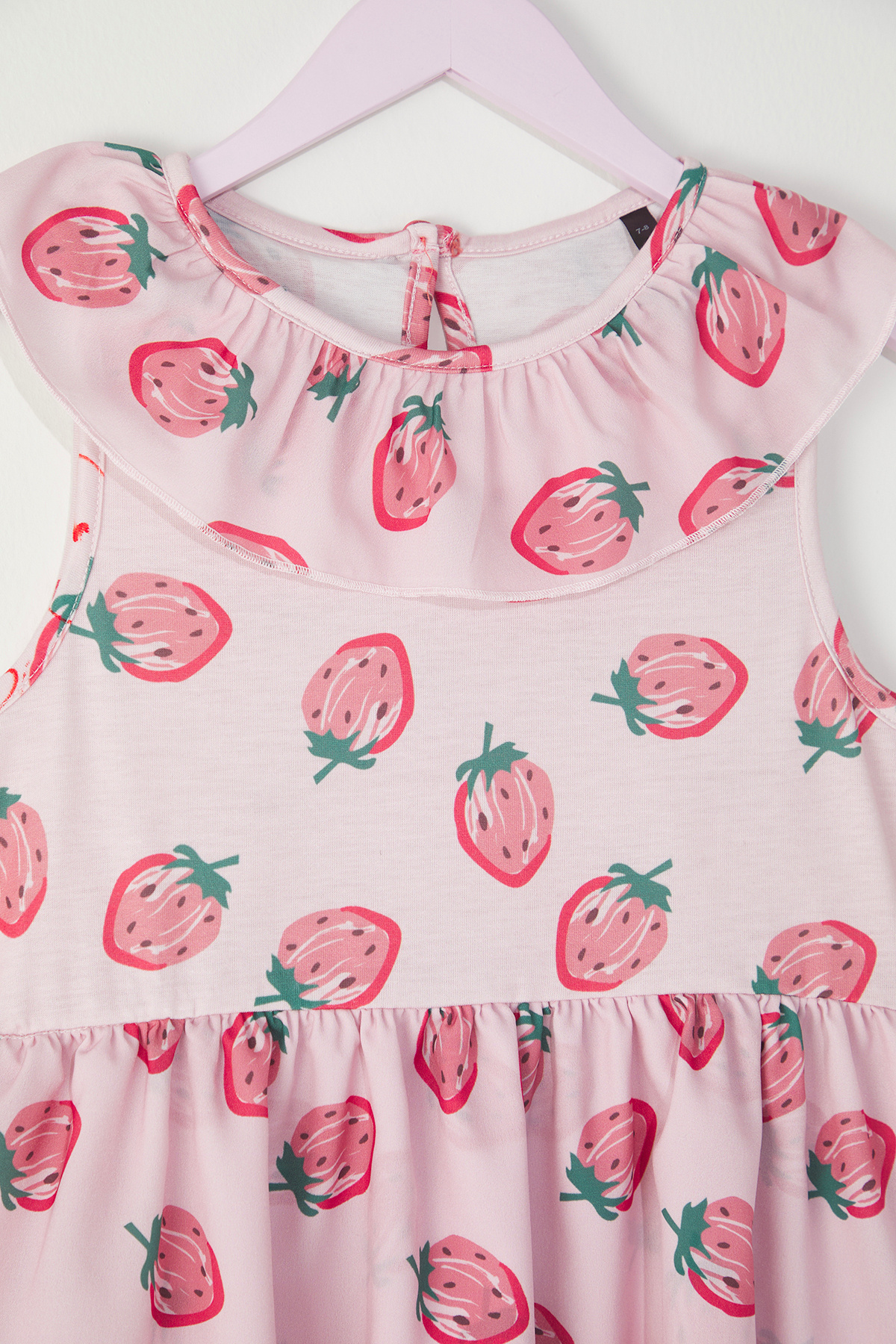 TRENDYOLKIDS-Pink Midi Heart Knitted Dress Tkdss25El00066 2