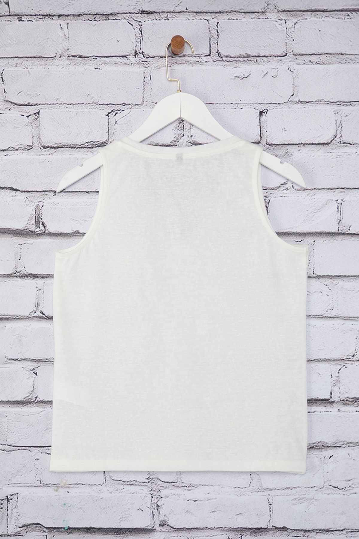Trendyol Collection-Ecru Linen Look Regular/Normal Fit Knitted Undershirt Twoss25Al00037 6