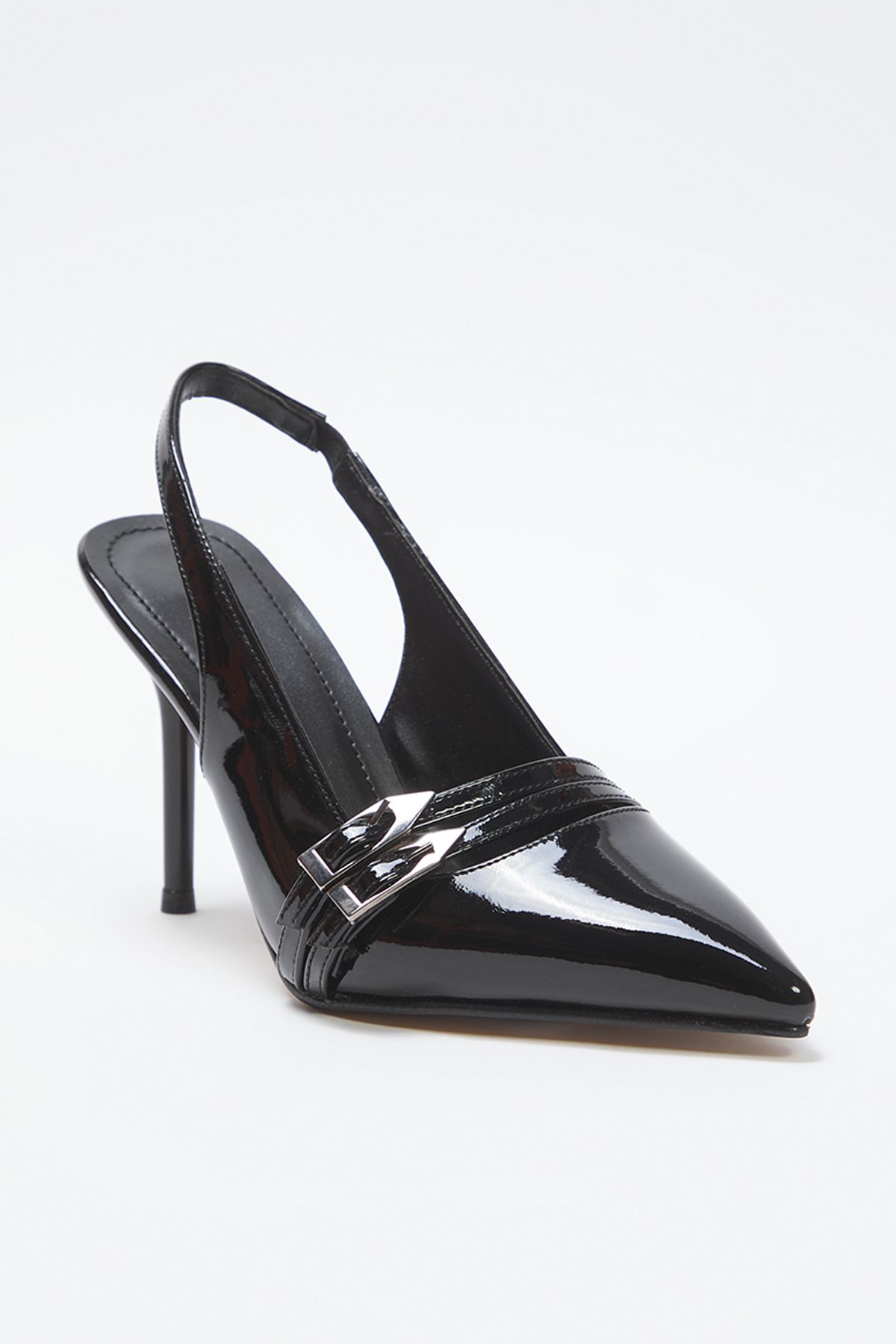TRENDYOL SHOES-Black Women's Classic Heeled Shoes Takss25To00077 2