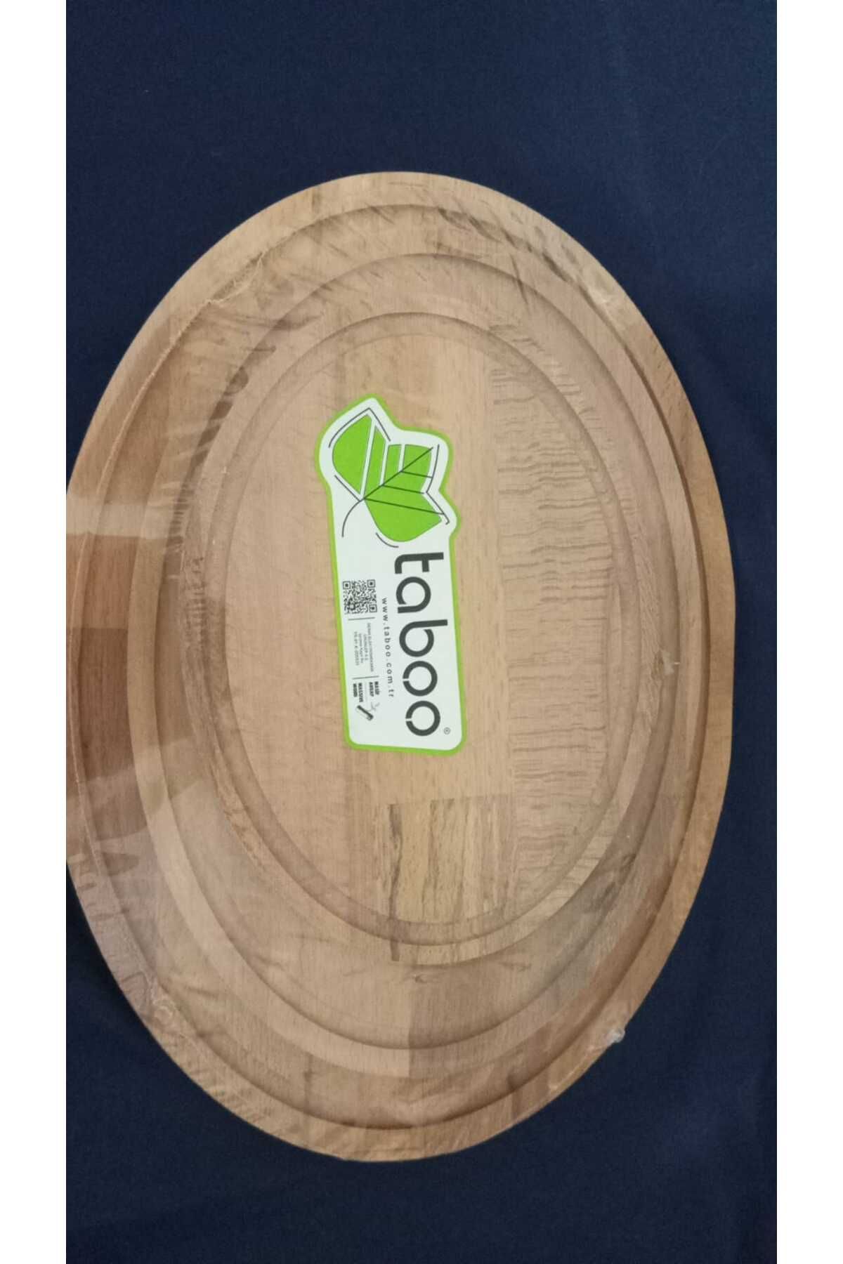 Taboo-Sinbo Tab-8182 Oval Cutting Board Set of 3 10% Natural 15mm 3