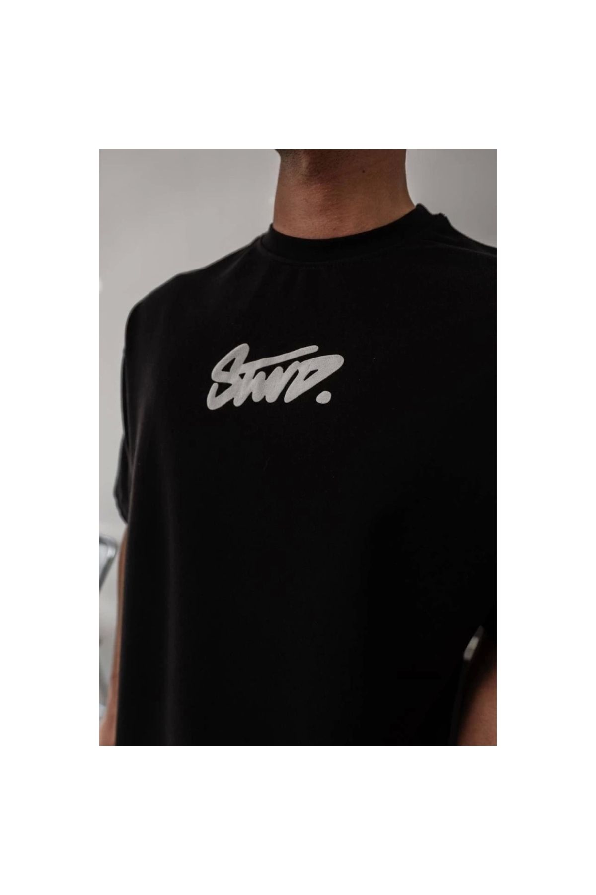 Narnuga MARSiLYAN- Erkek Baskılı Oversize Tshirt