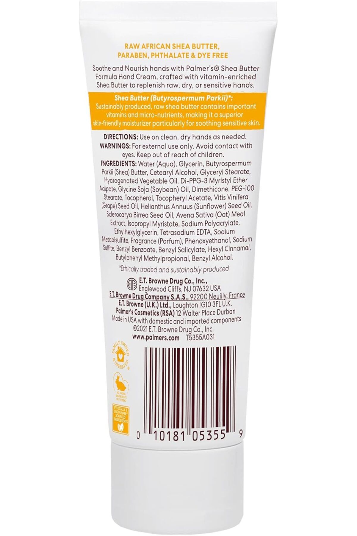 PALMER'S-Raw Shea Nourish Hand Cream, with Vitamin E, 48 Hrs Moisture, nourishes Dry, Cracked Hands 2