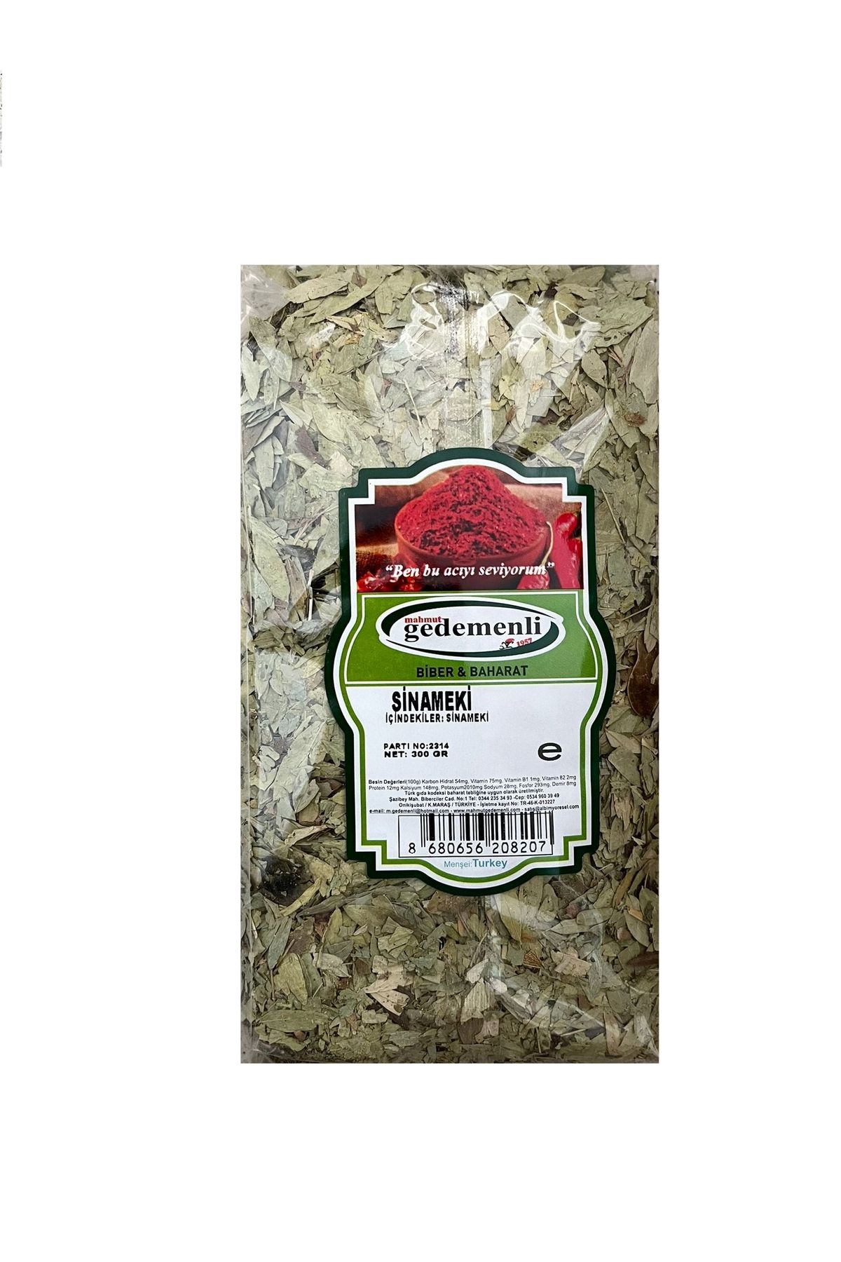 GEDEMENLİ SİNAMEKİ 300 GR