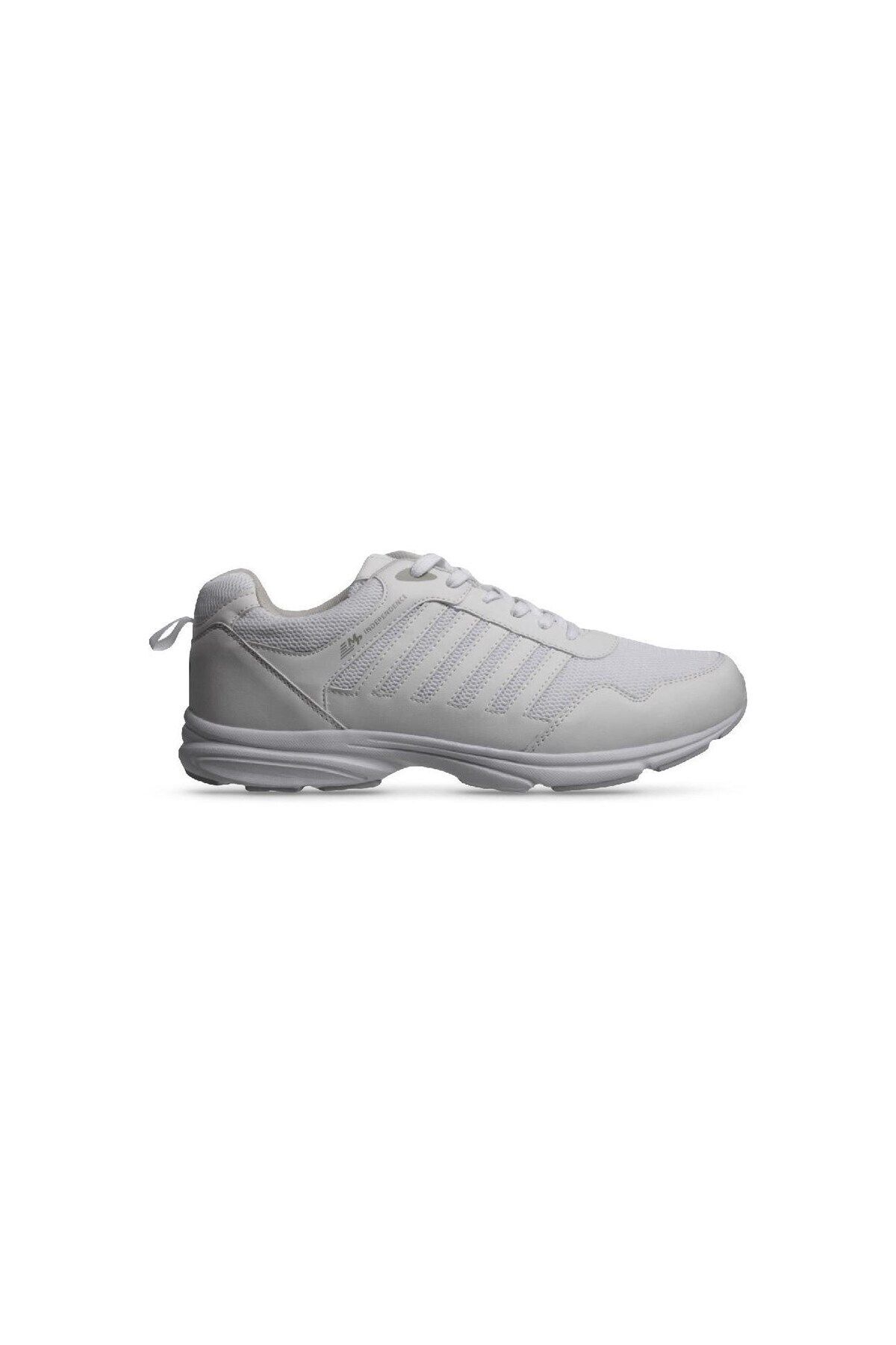 M.P. Günlük Bağcıklı Spor Ayakkabı Sneaker Beyaz