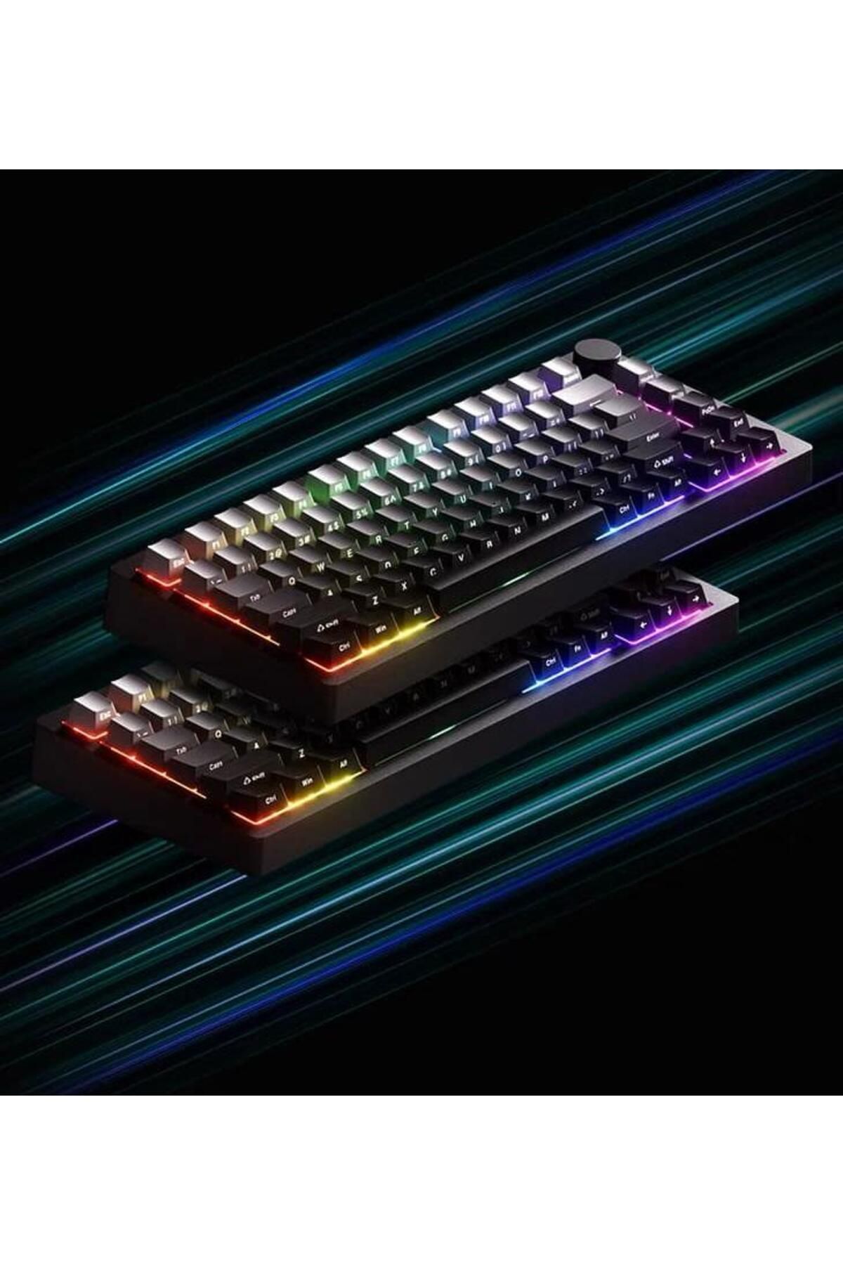 Monsgeek M1 V5 TMR – RGB Aydınlatmalı, Tam Manyetik Switch, Kablosuz 3 Modlu Mekanik Gaming Klavye - 4