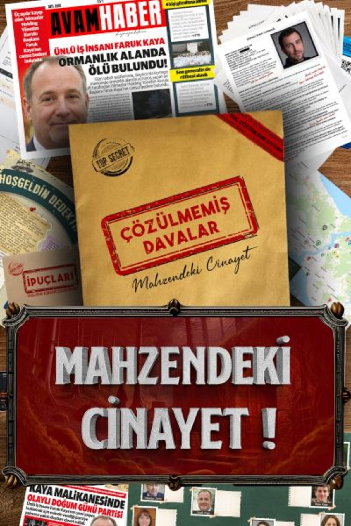 Destek Yayınları Mahzendeki Cinayet Dedektif Oyunu