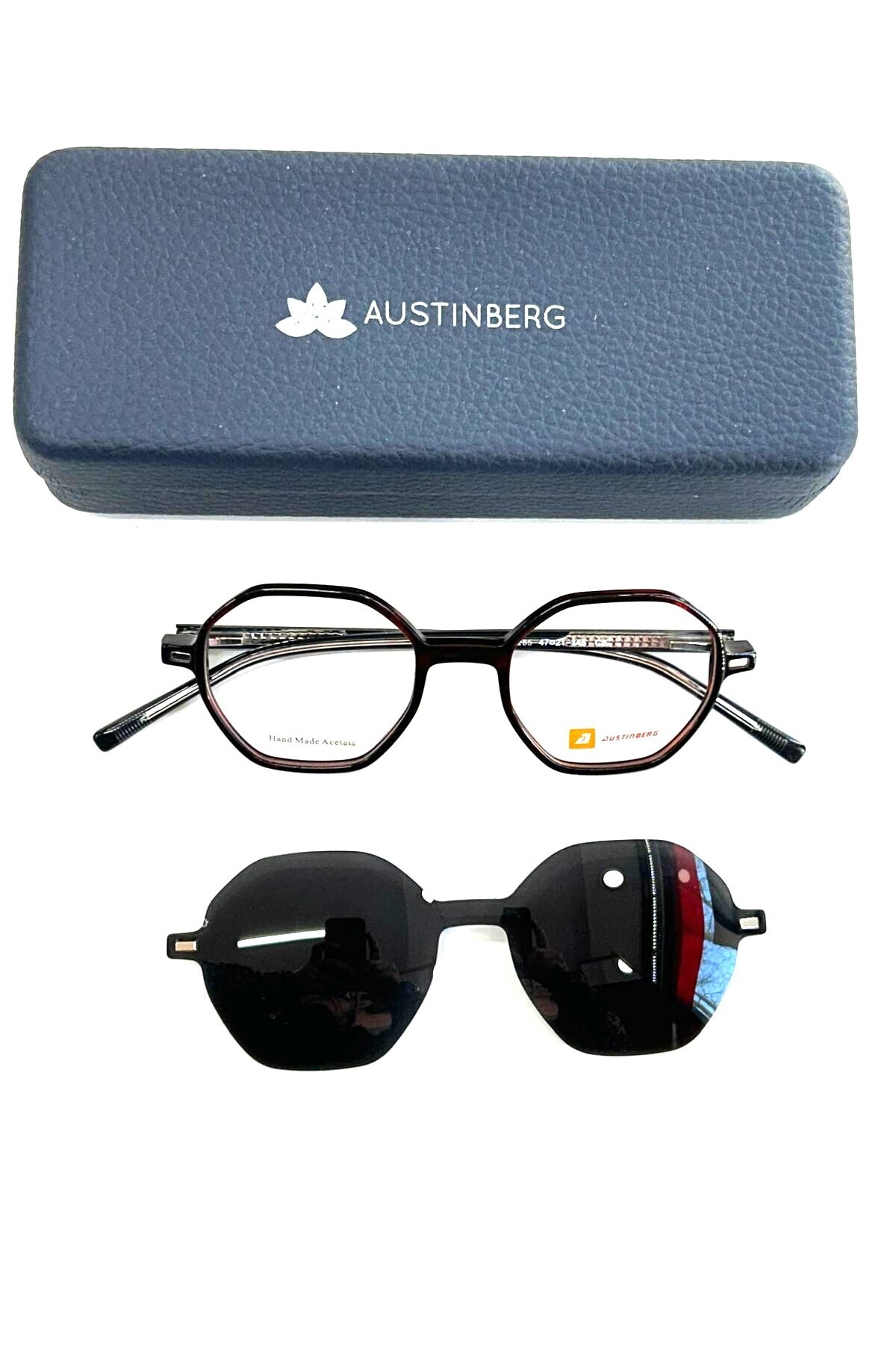 あまね austinberg AUSTİNBERG 1285 C6 POLARİZE KLİPSLİ UNİSEX GÜNEŞ