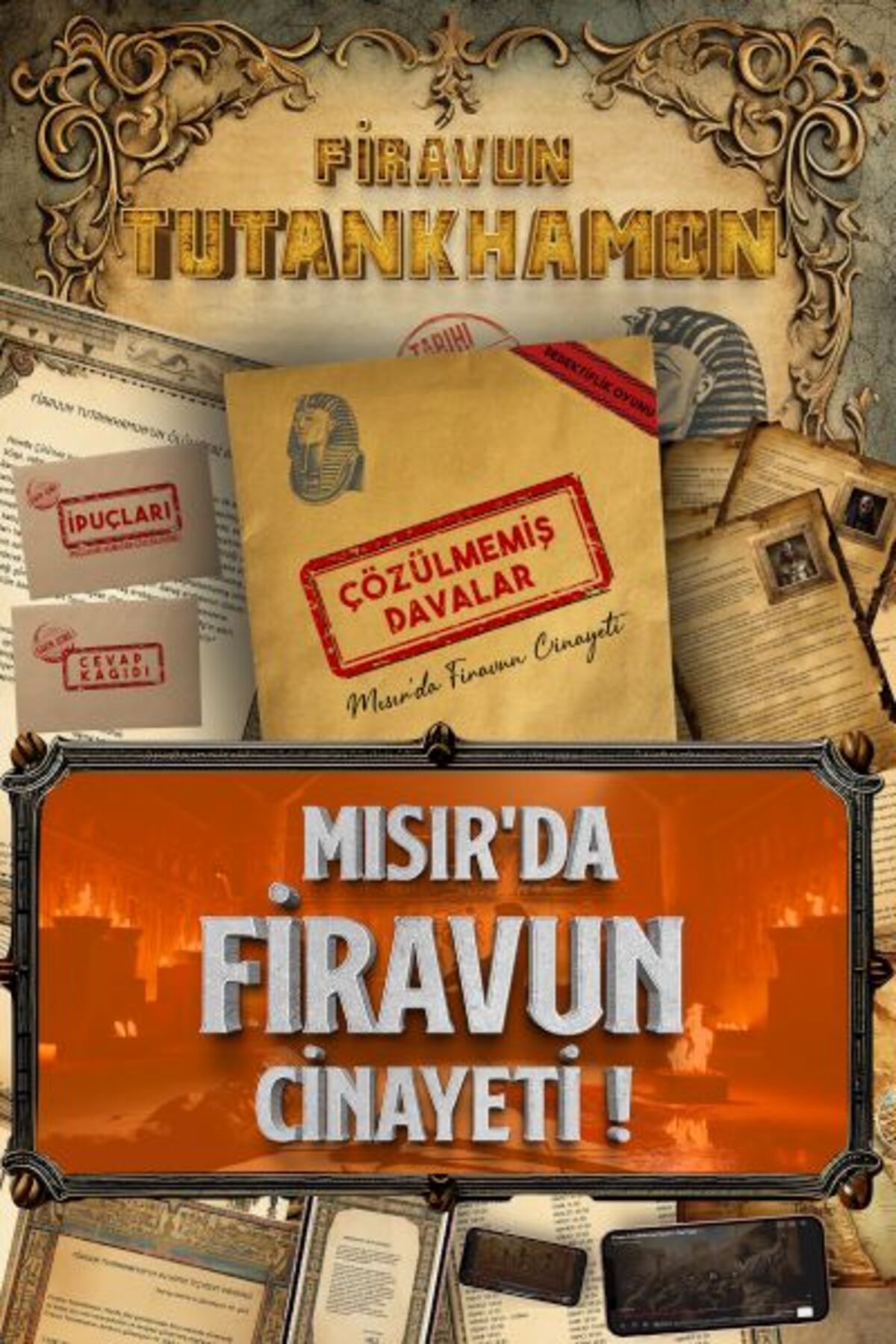 Destek Yayınları Mısırda Firavun Cinayeti Dedektif Oyunu