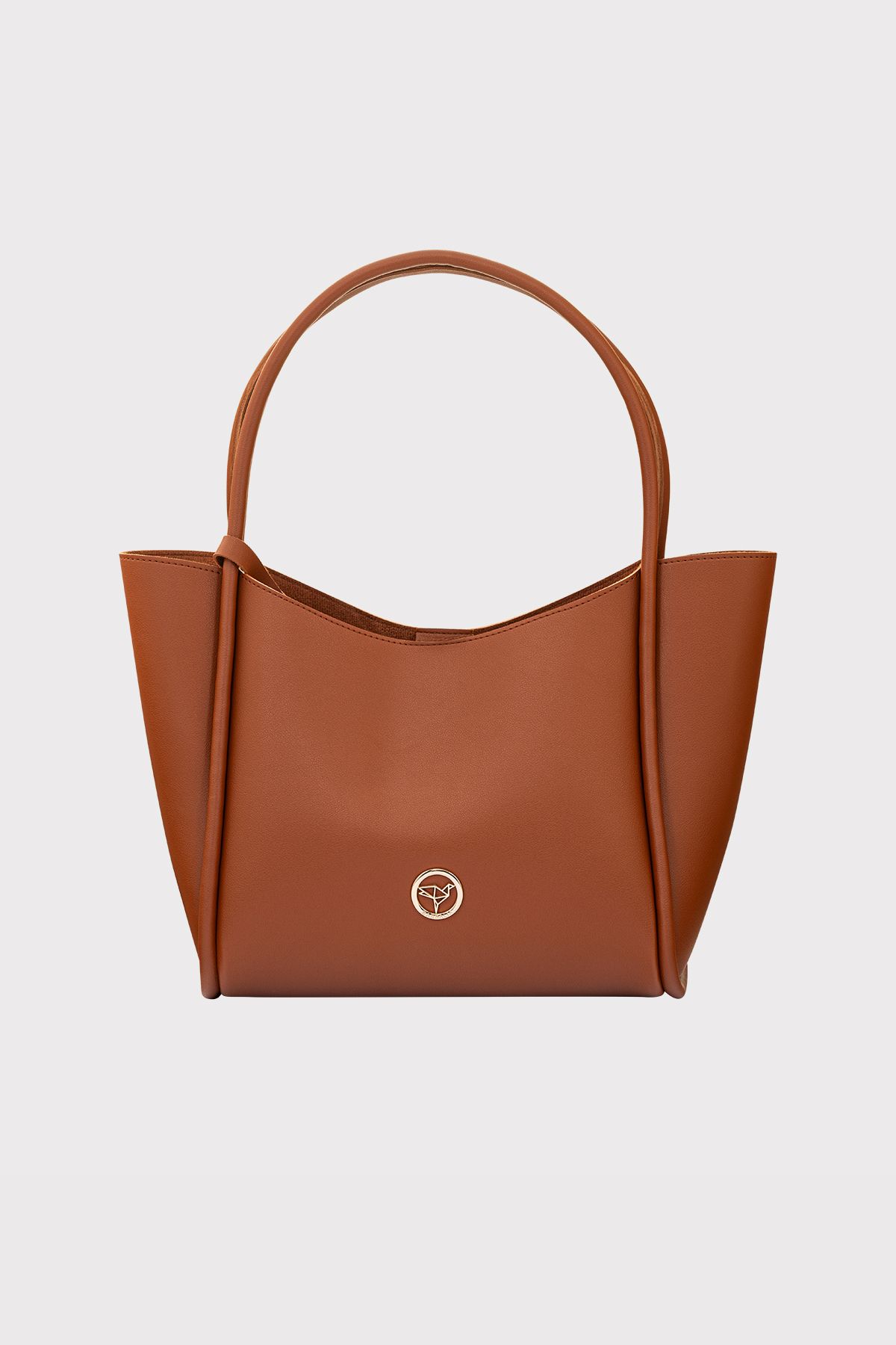 Garbalia-Women's Tan Shoulder and Shoulder Bag with Wide Compartment Magnet Closure with Athens Puppy Wallet 2