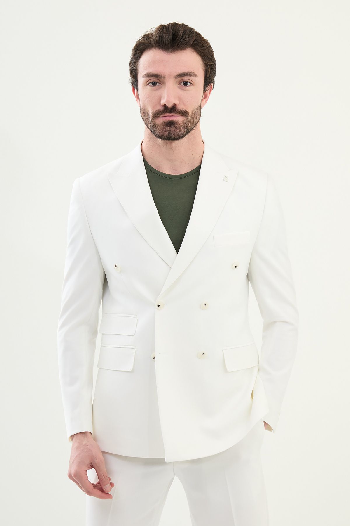 Mcr-Pointed Collar Suit Set 1