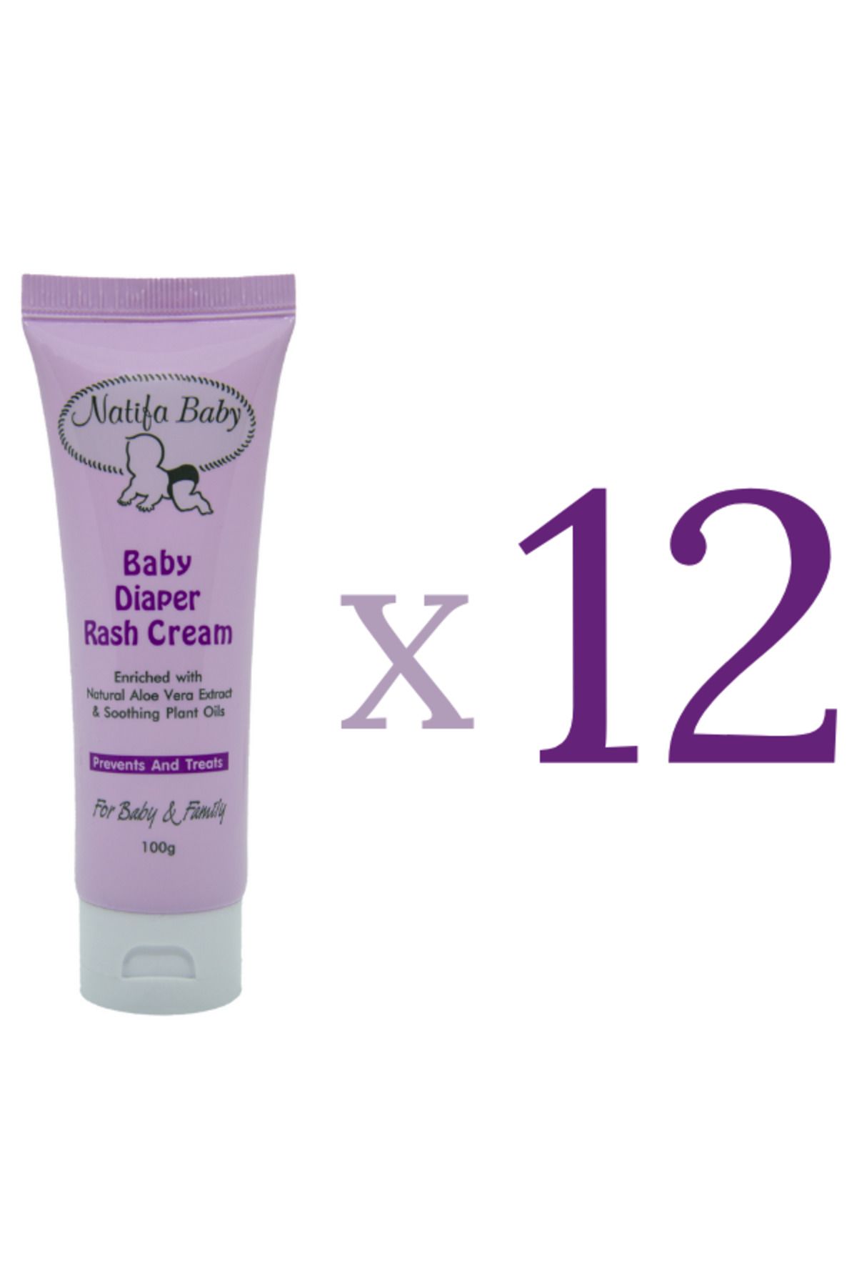 NATİFA BABY Bebek Pişik Kremi 100 G 12'li