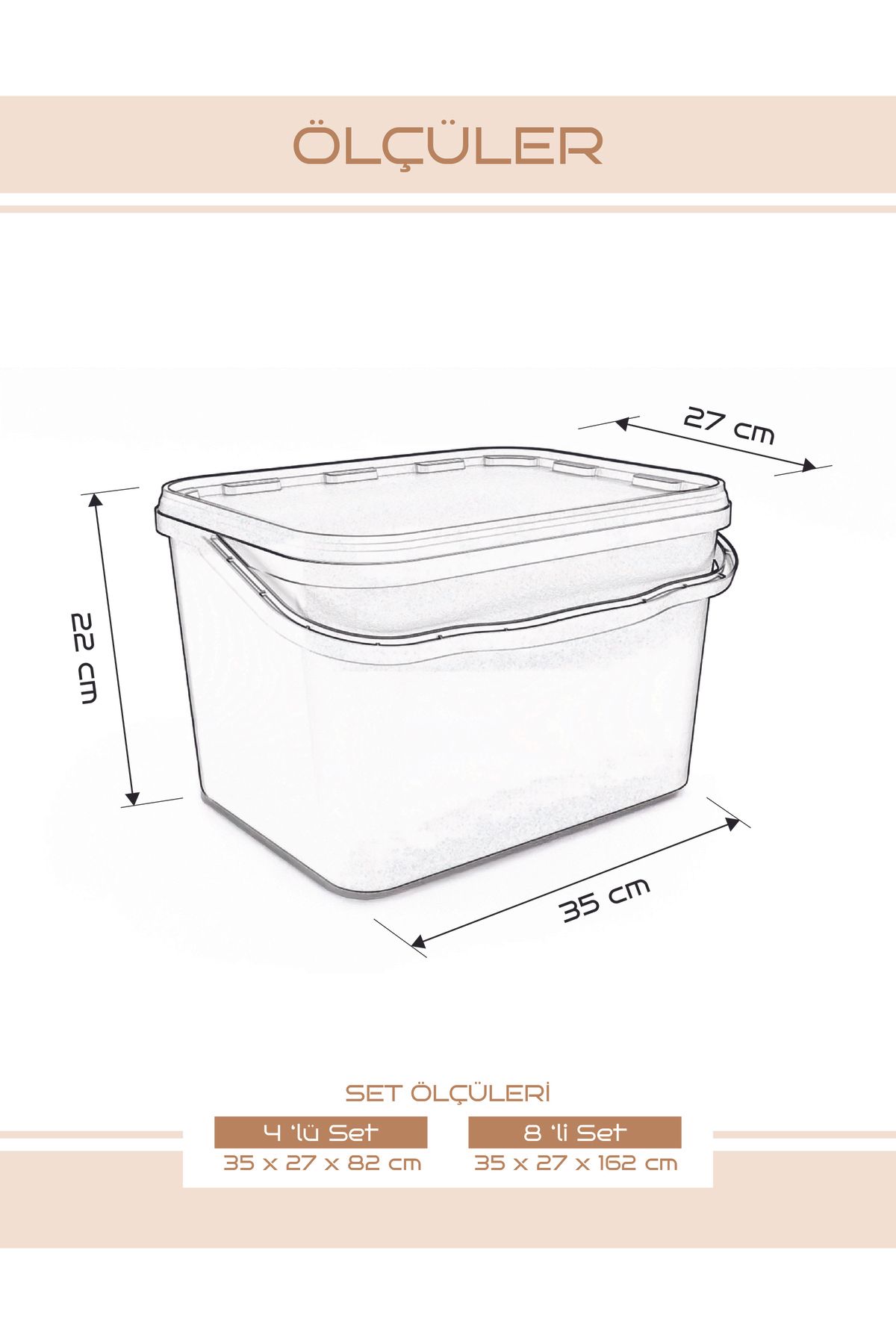 Packio-20 Liter 4-Piece Toy Organizing and Storage Box - Colorful Multi-Purpose Stackable Organizer 4